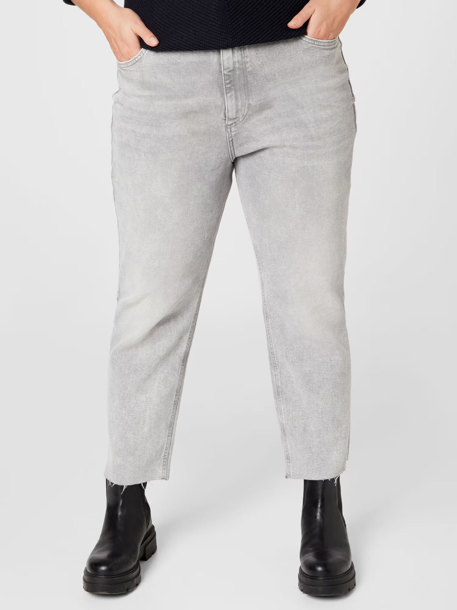 River Island Plus Džínsy 'Blair' sivý denim - Pepit.sk