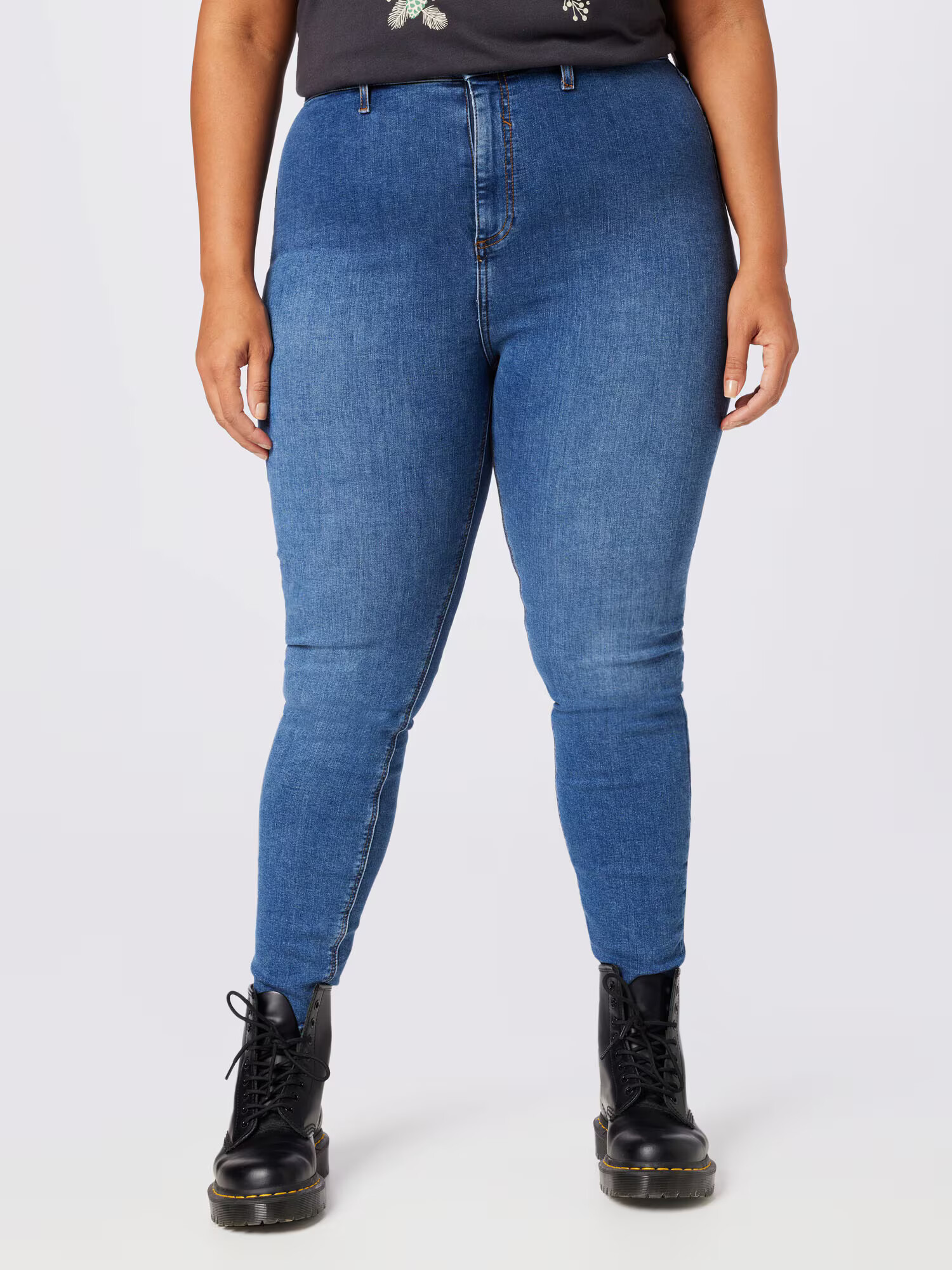 River Island Plus Džínsy 'KENNEDY' modrá denim - Pepit.sk