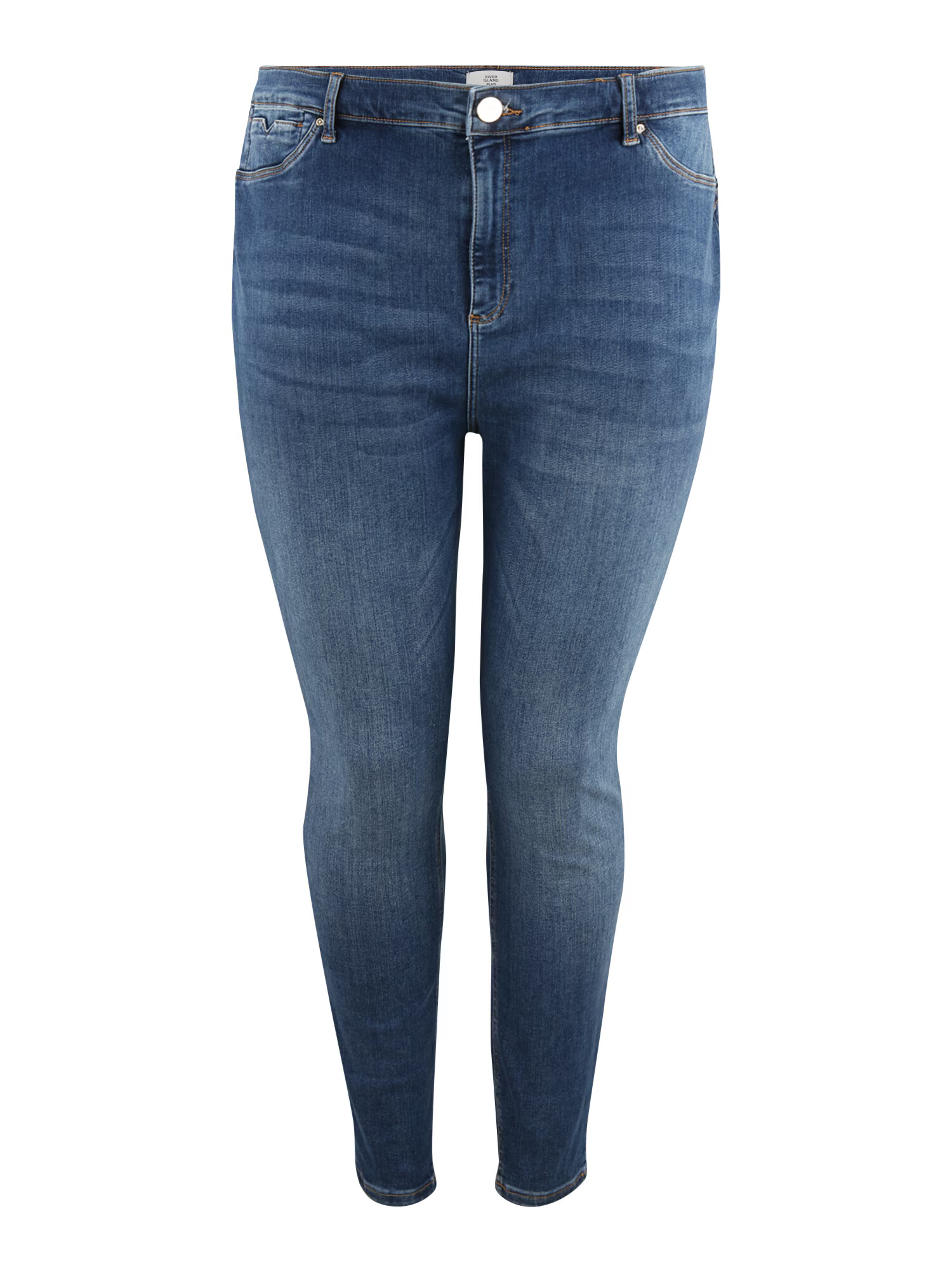 River Island Plus Džínsy 'Molly Brazil' modrá denim - Pepit.sk