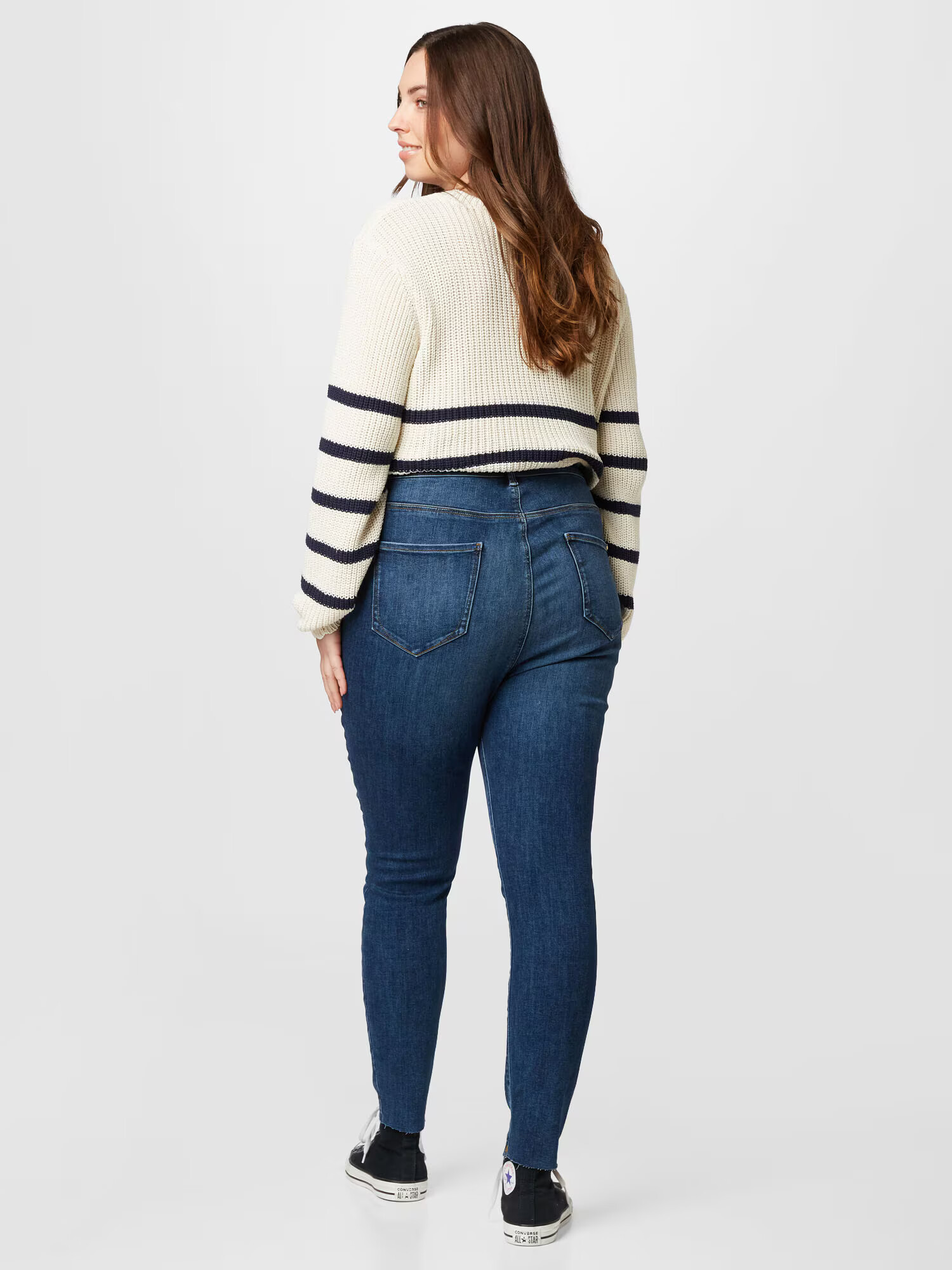 River Island Plus Džínsy 'MOLLY' modrá denim - Pepit.sk