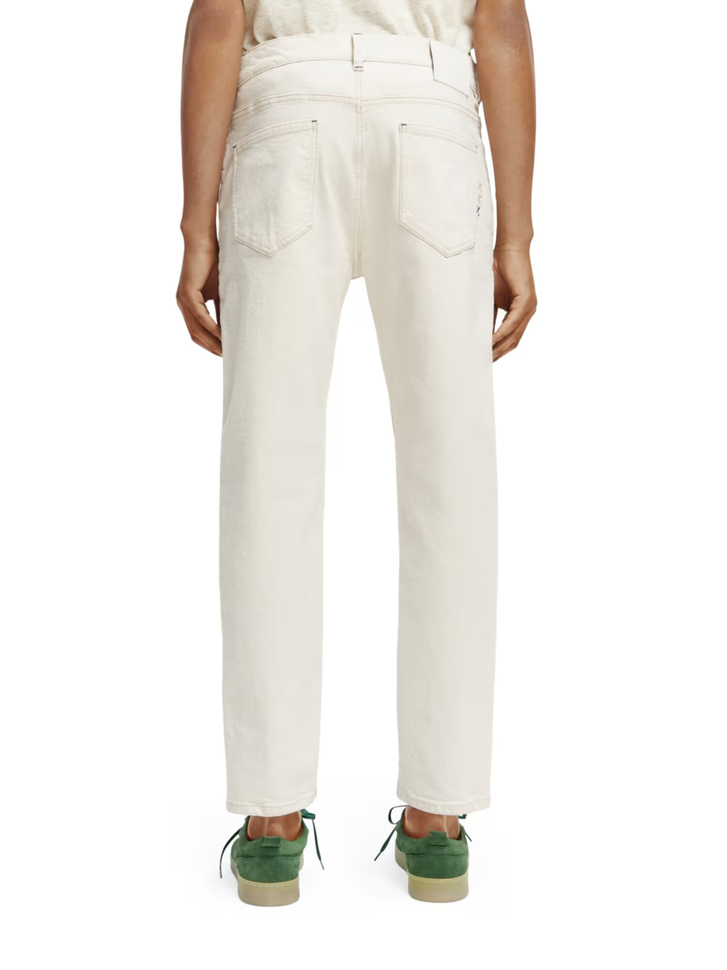 SCOTCH & SODA Džínsy 'The Drop regular tapered jeans — Forget' biely denim - Pepit.sk