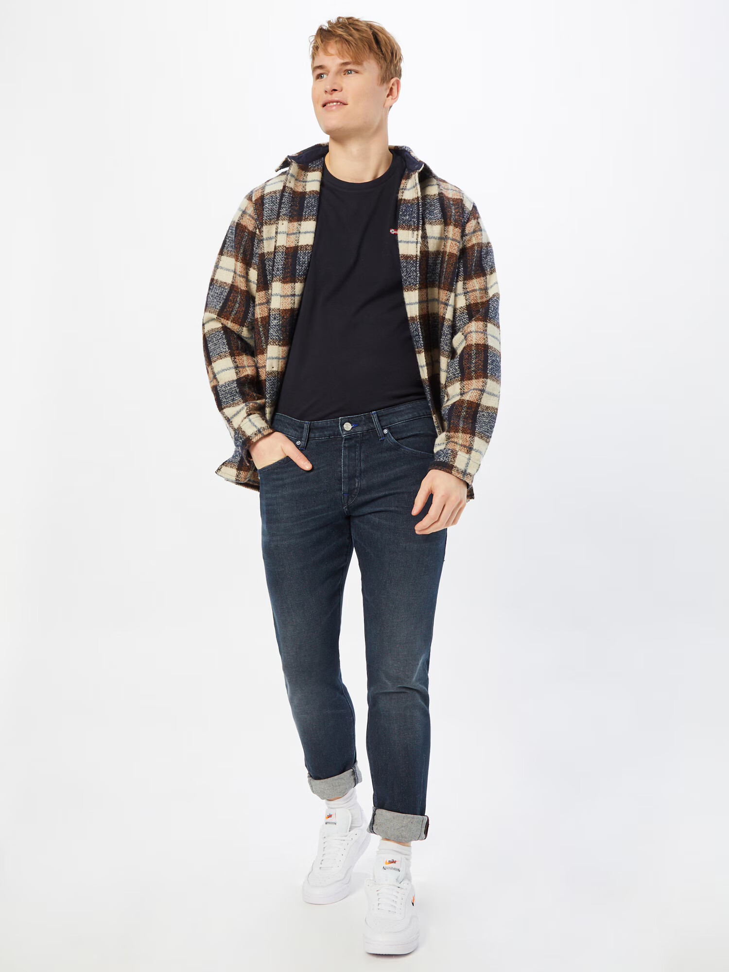 SCOTCH & SODA Džínsy 'The Singel slim tapered jeans' modrosivá - Pepit.sk