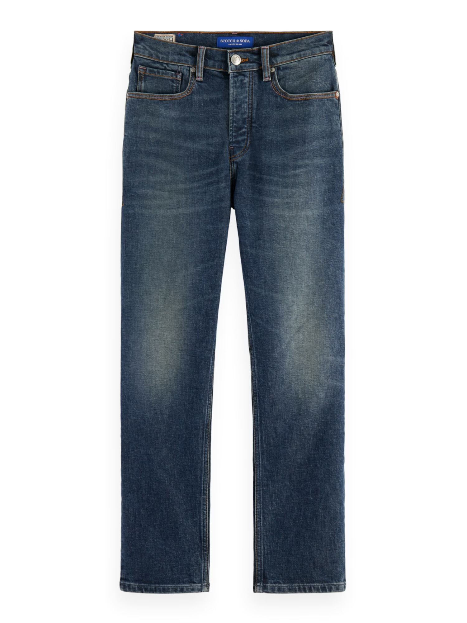 SCOTCH & SODA Džínsy 'The Drop regular tapered jeans' tmavomodrá - Pepit.sk