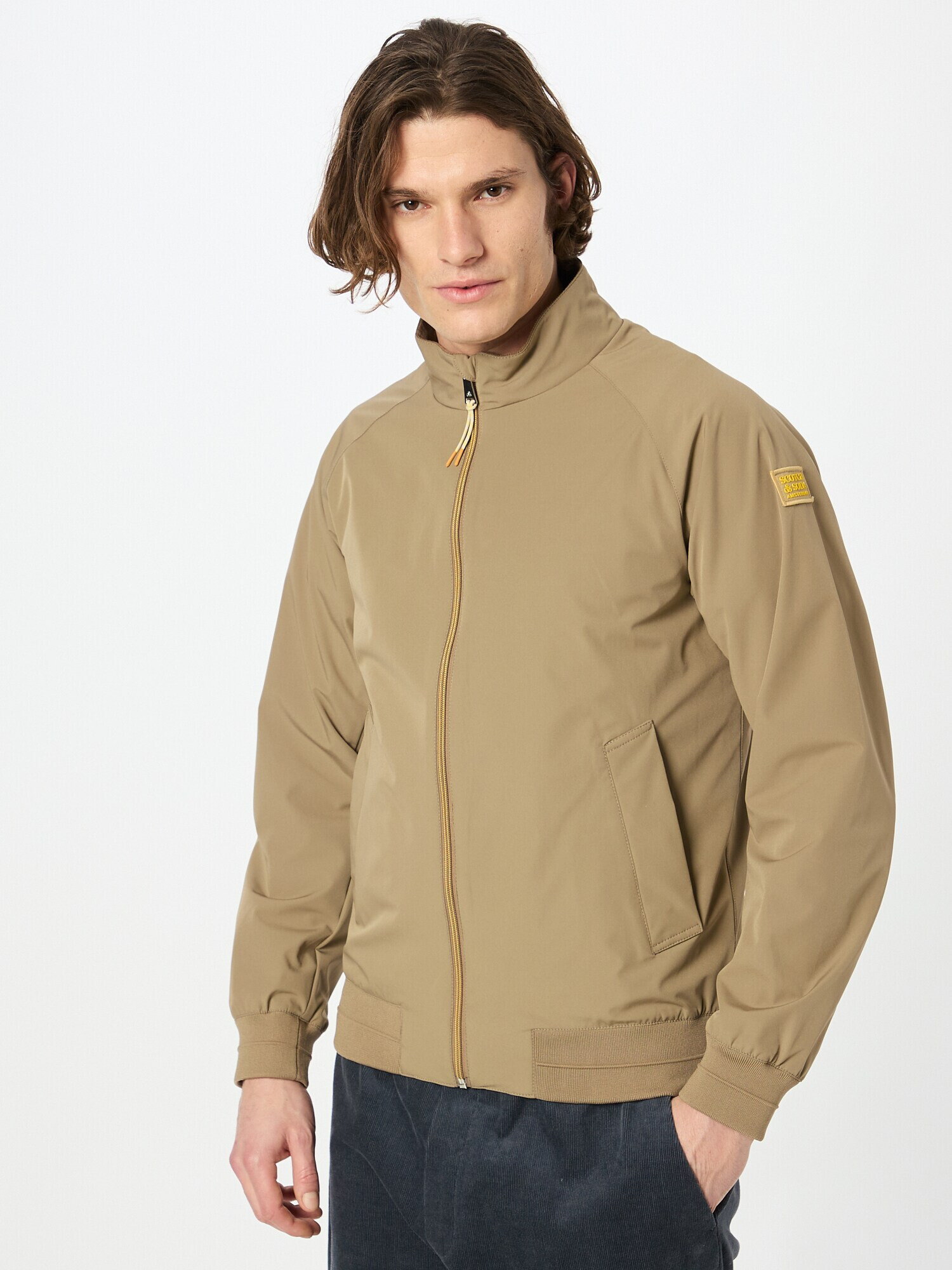 SCOTCH & SODA Prechodná bunda 'Harrington' piesková - Pepit.sk