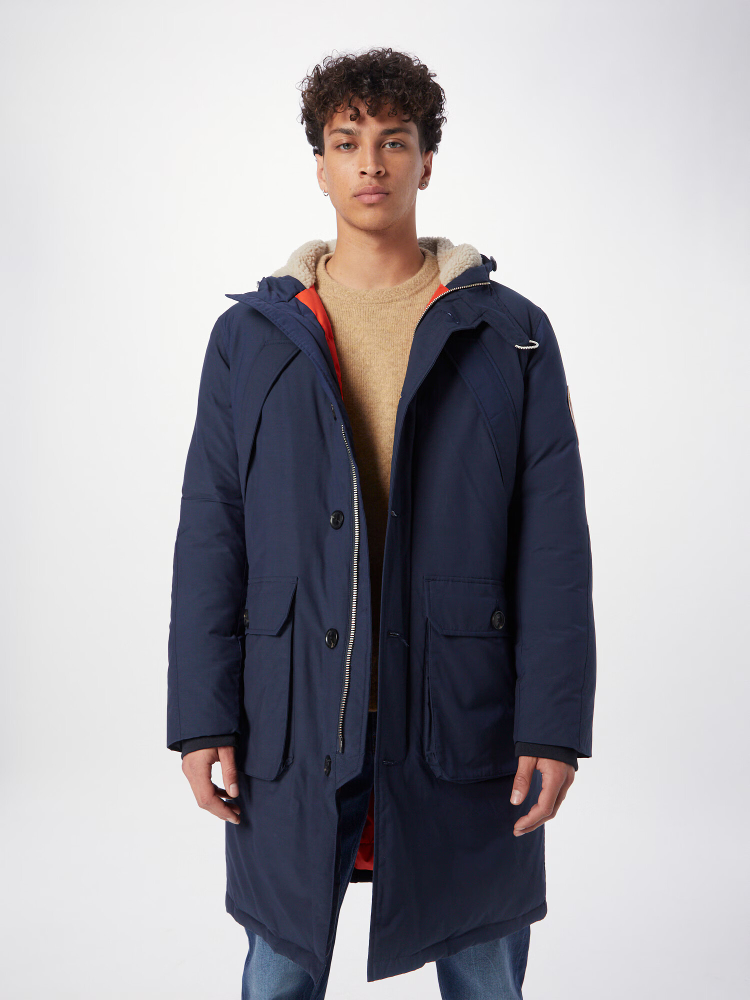 SCOTCH & SODA Prechodná parka námornícka modrá - Pepit.sk