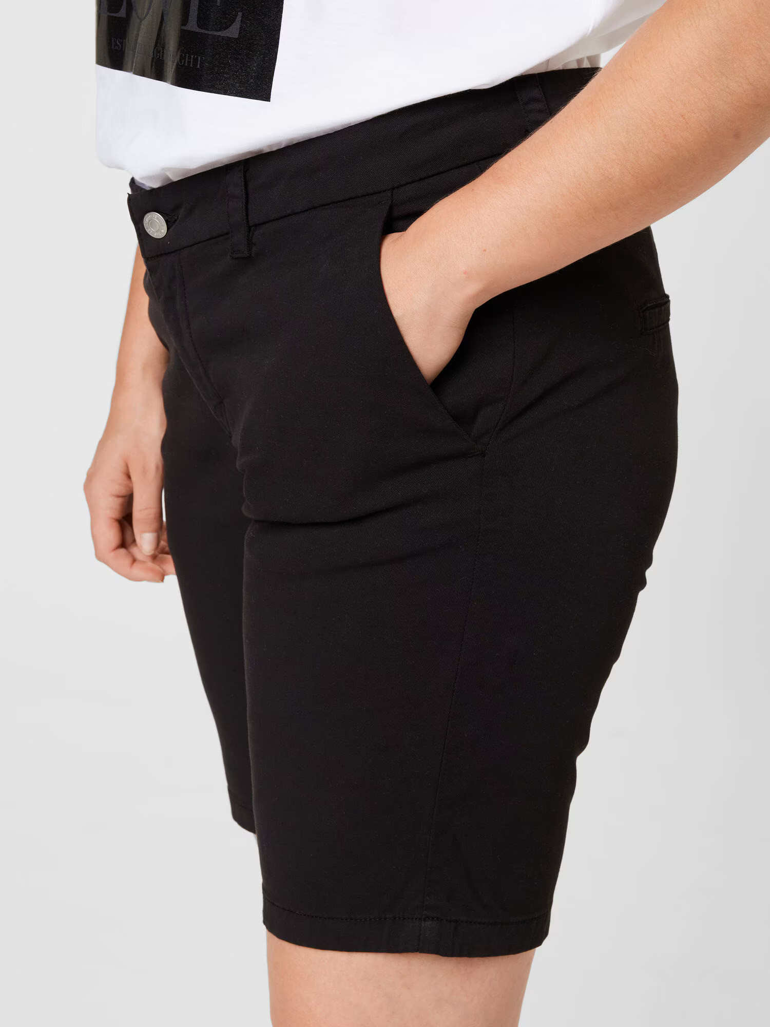 Selected Femme Curve Chino nohavice 'MILEY' čierna - Pepit.sk