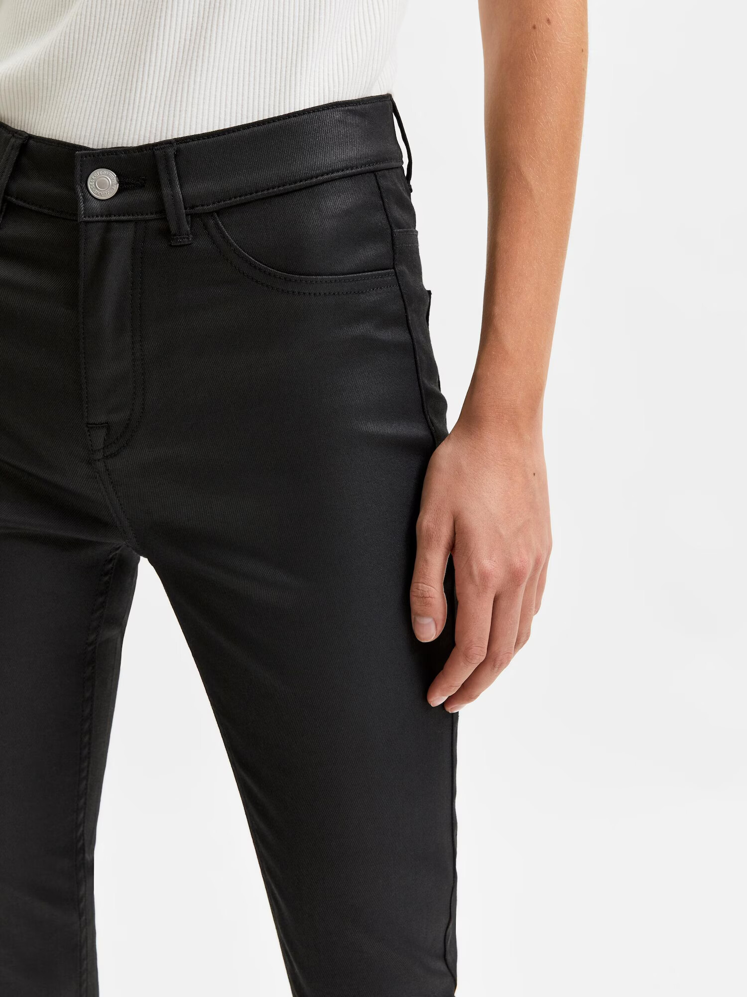 SELECTED FEMME Jeggings 'Gaiamaya' čierna - Pepit.sk