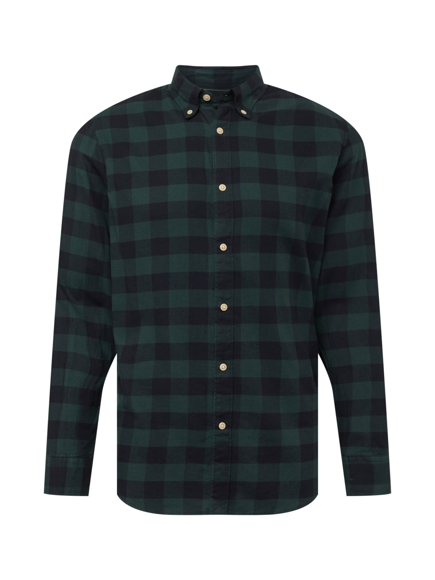 SELECTED HOMME Košeľa 'SLHSLIMFLANNEL SHIRT LS W NOOS' tmavomodrá / smaragdová - Pepit.sk