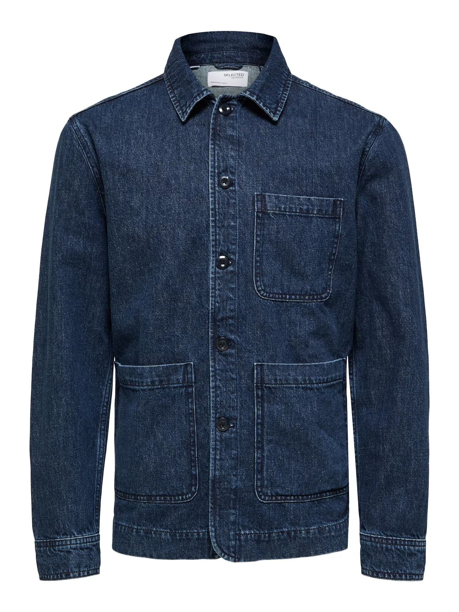 SELECTED HOMME Prechodná bunda 'Benjamin' modrá denim - Pepit.sk