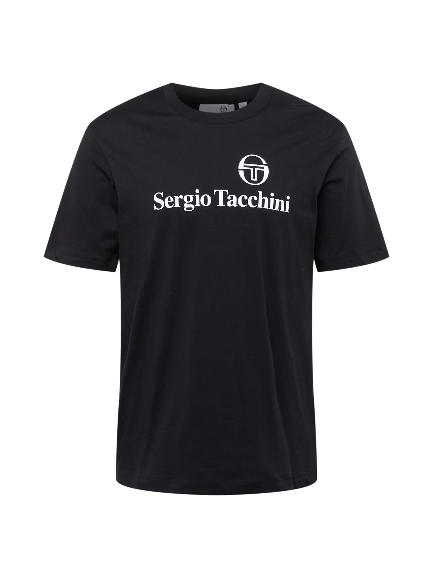 Sergio Tacchini Funkčné tričko čierna / biela - Pepit.sk