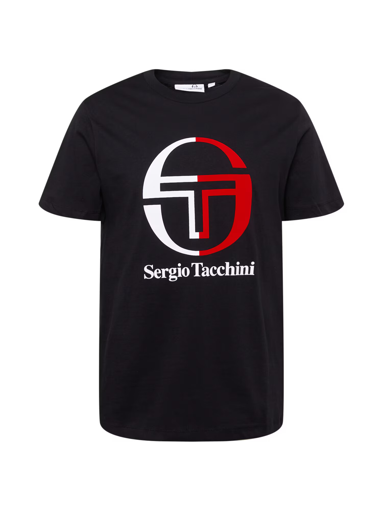 Sergio Tacchini Funkčné tričko 'NEW IBERIS' červená / čierna / biela - Pepit.sk