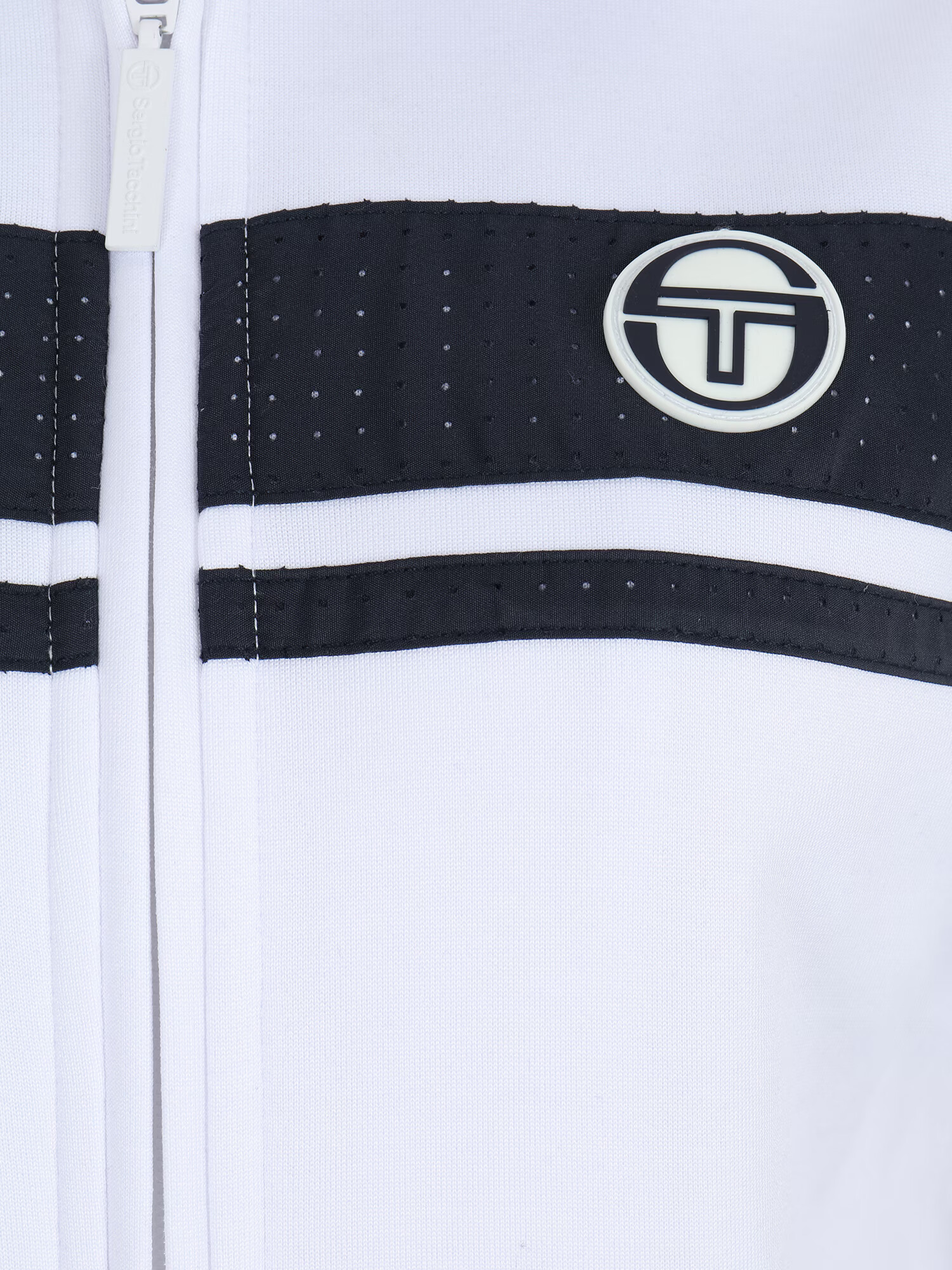 Sergio Tacchini Športová mikina so zipsom námornícka modrá / kamenná / biela - Pepit.sk