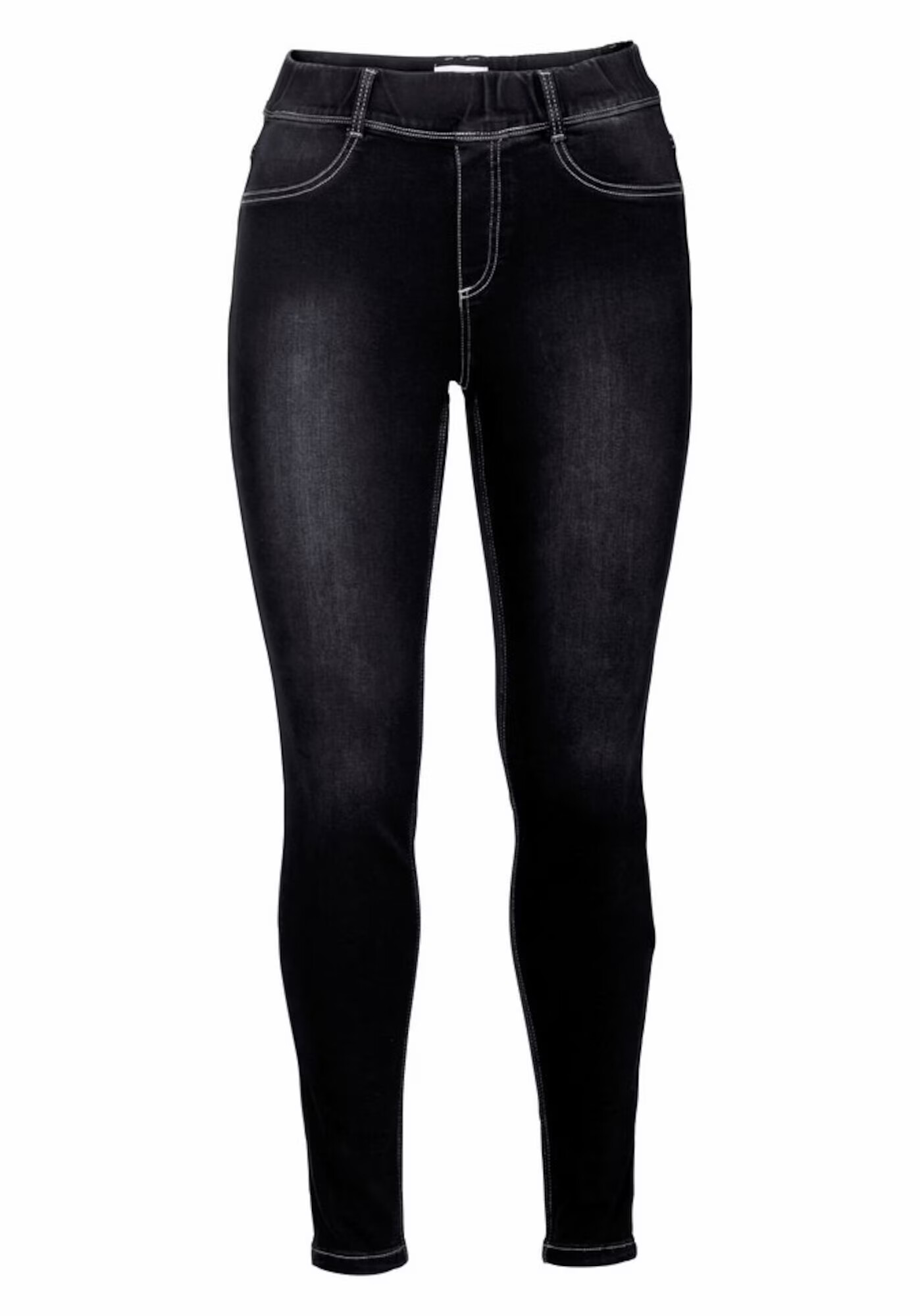 SHEEGO Jeggings 'Die Biker' čierny denim - Pepit.sk