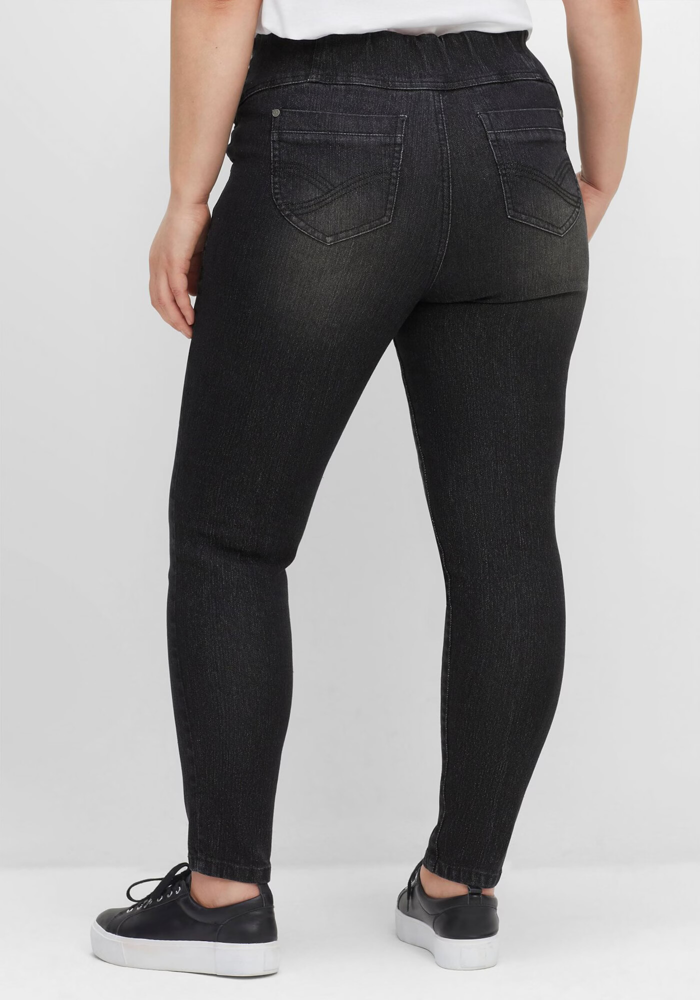 SHEEGO Jeggings čierny denim - Pepit.sk