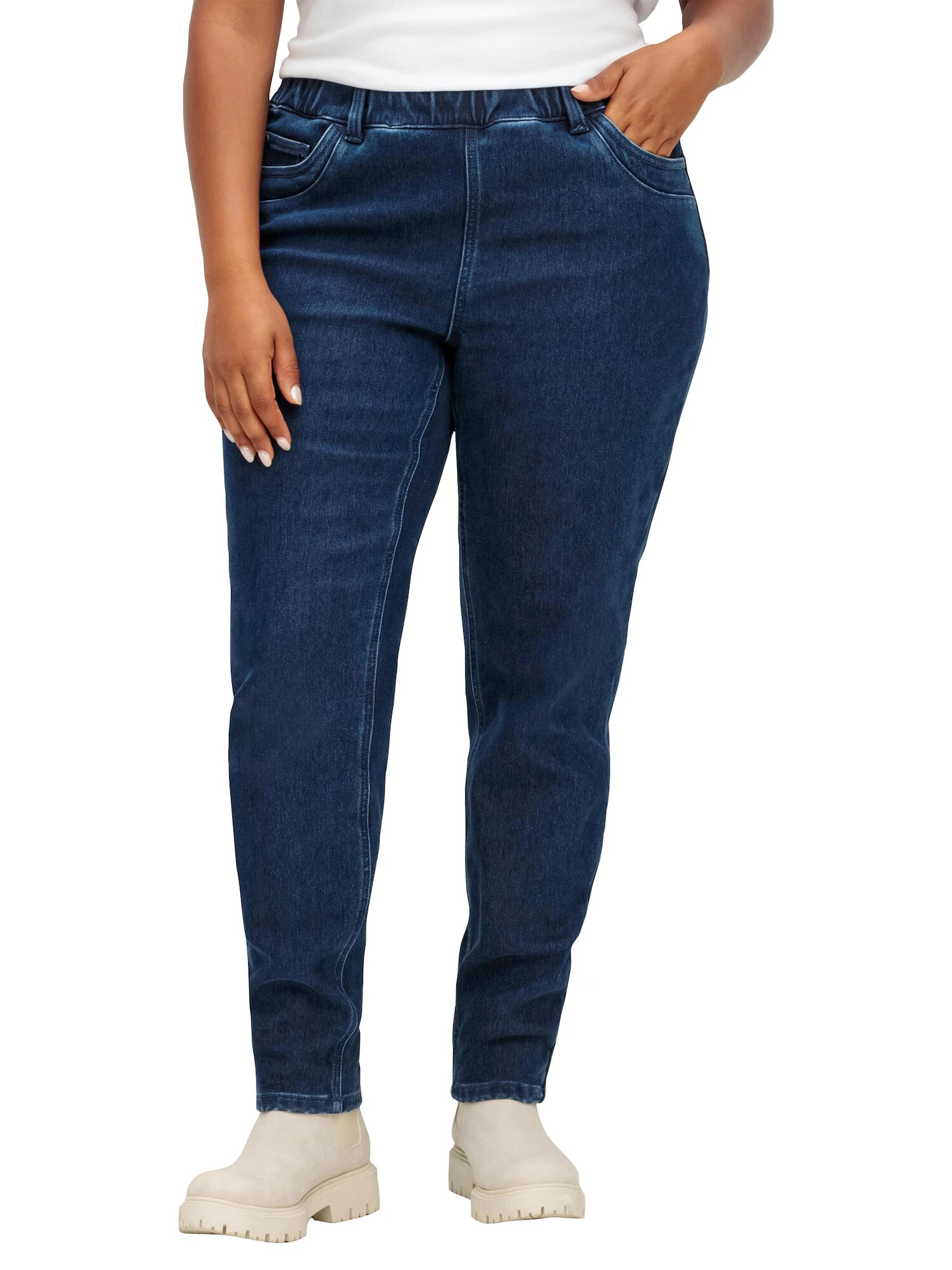 SHEEGO Jeggings modrá denim - Pepit.sk