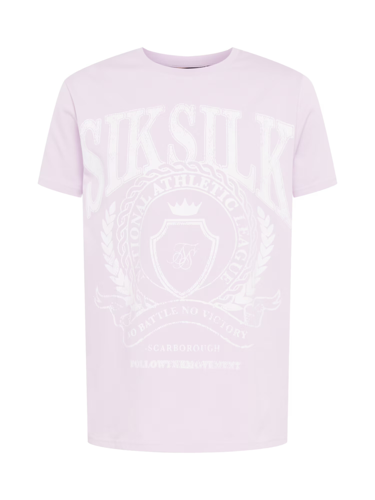 SikSilk Tričko pastelovo fialová / biela - Pepit.sk