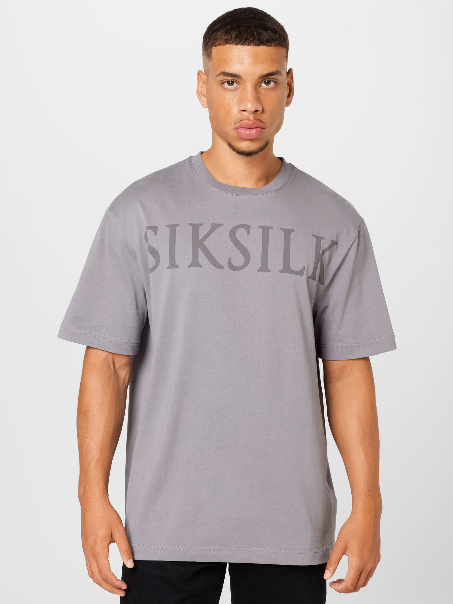 SikSilk Tričko sivá / tmavosivá - Pepit.sk