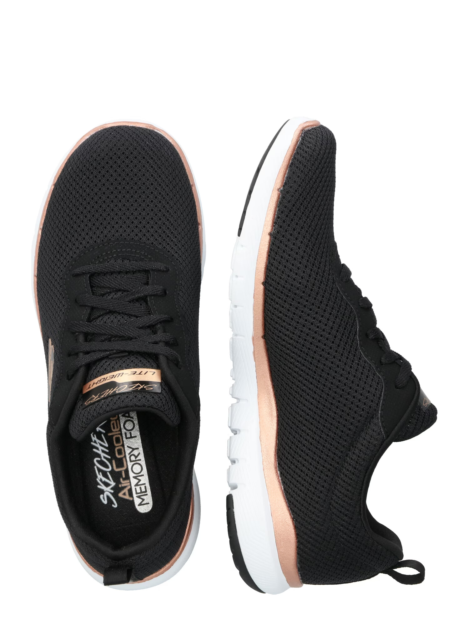 SKECHERS Nízke tenisky 'Flex Appeal 3.0' svetlobéžová / čierna - Pepit.sk