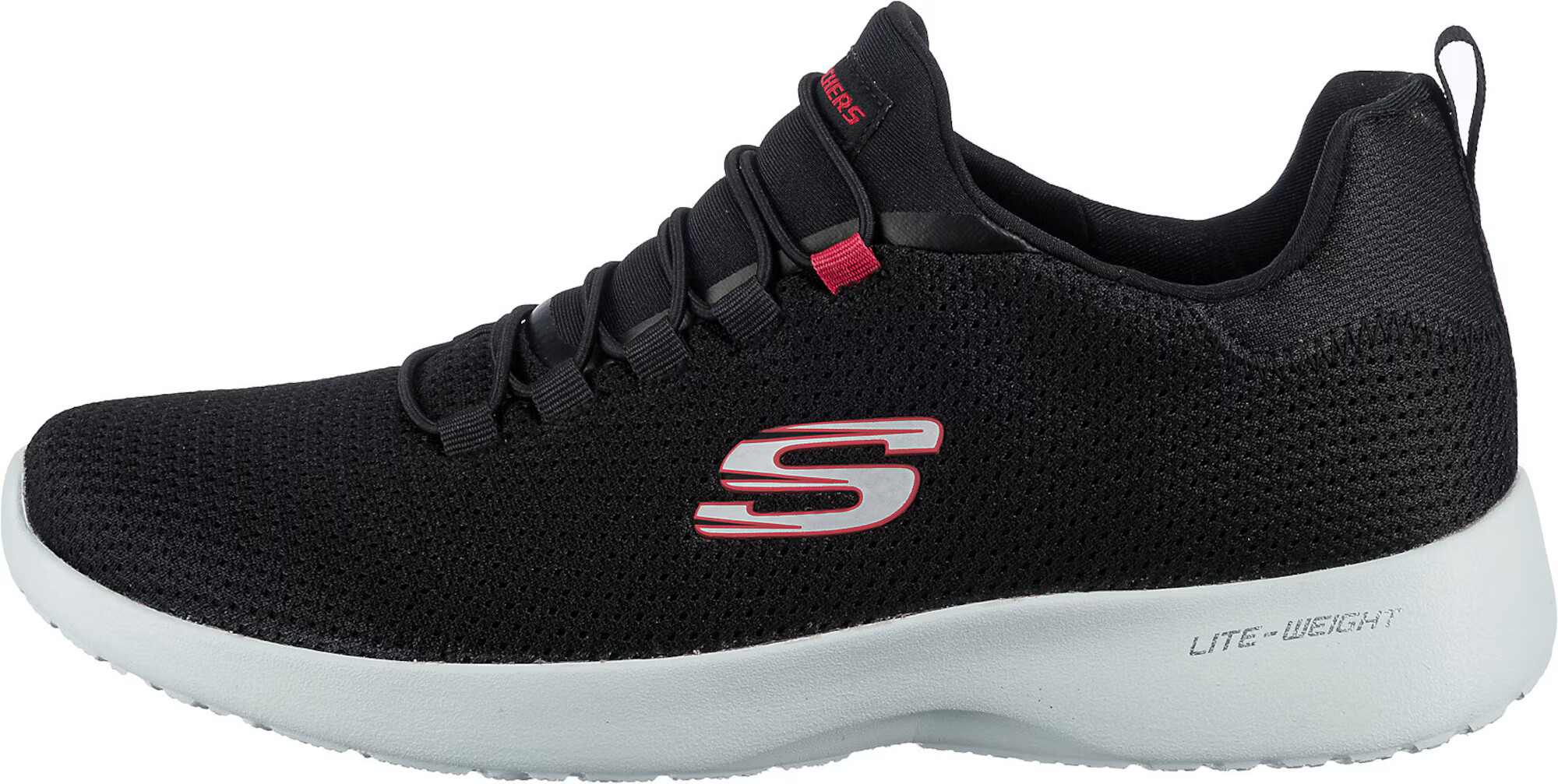 SKECHERS Nízke tenisky 'Dynamight' červená / čierna / biela - Pepit.sk