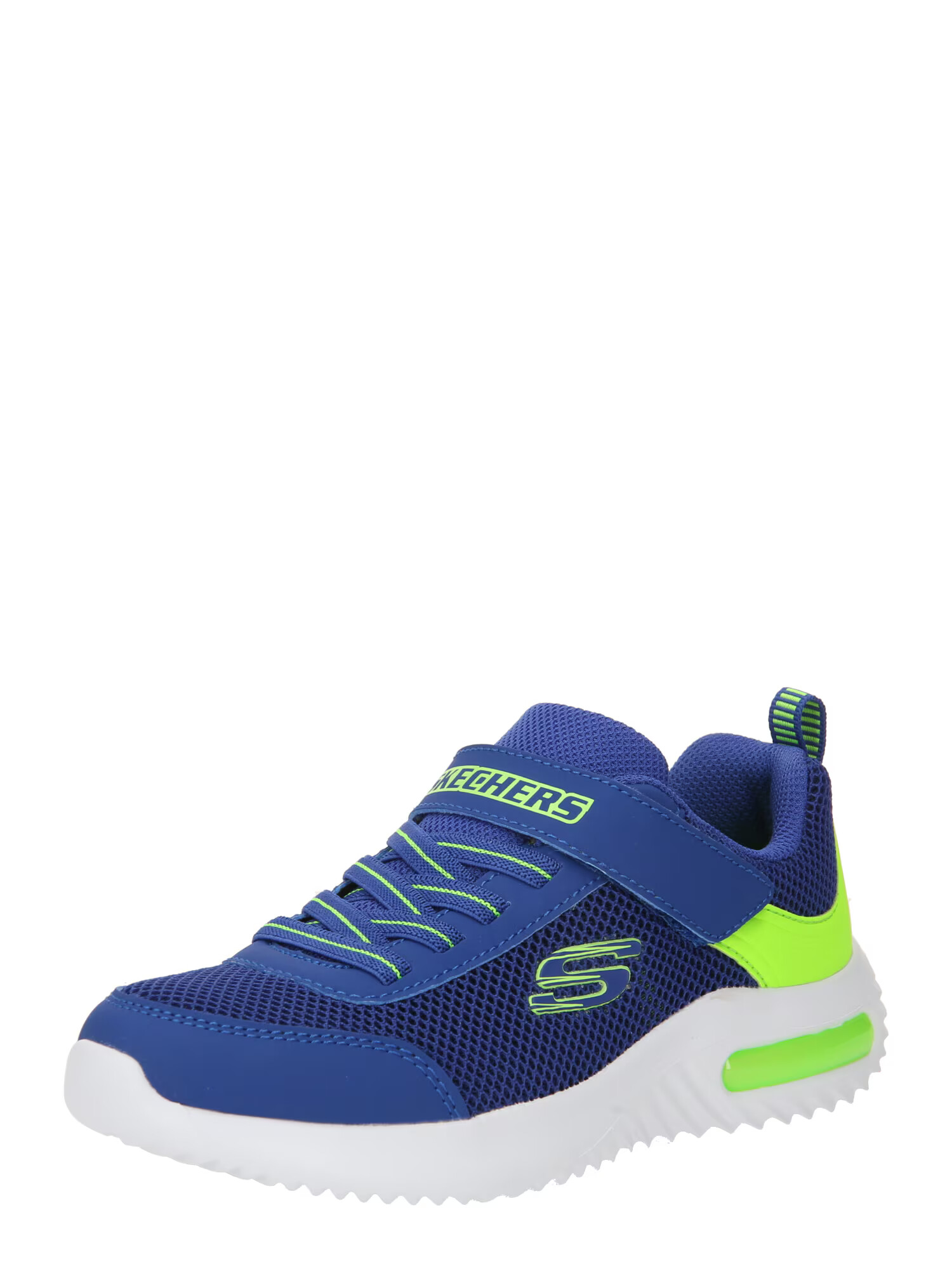 SKECHERS Tenisky 'Bounder-Tech' enciánová / kráľovská modrá / neónovo zelená - Pepit.sk