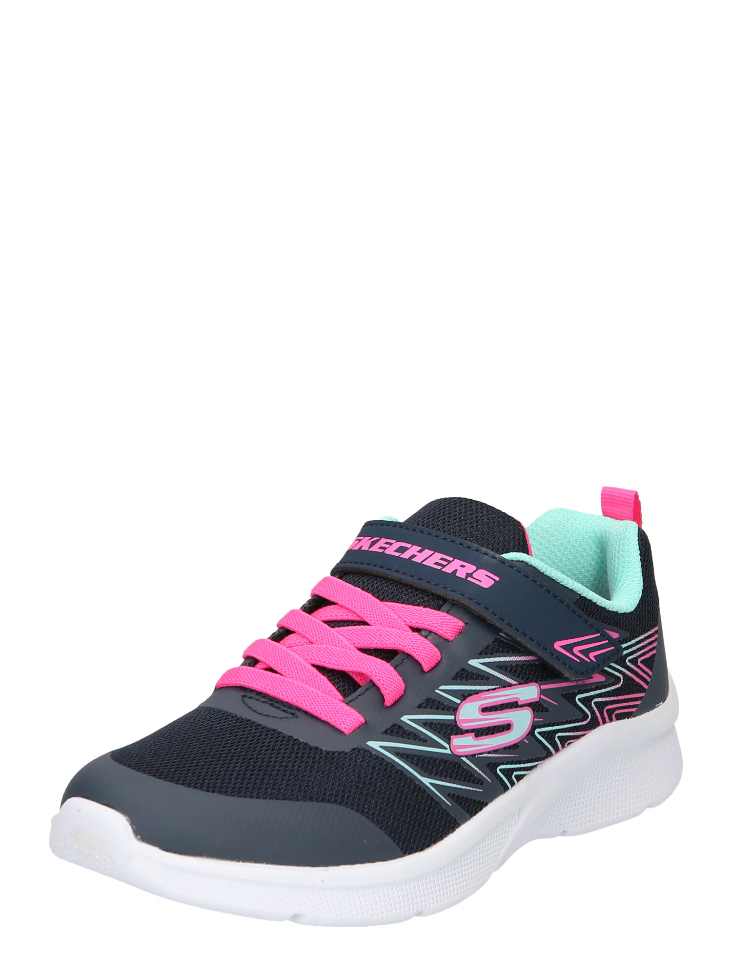 SKECHERS Tenisky 'Bold Delight' svetlomodrá / tmavomodrá / mätová / ružová - Pepit.sk