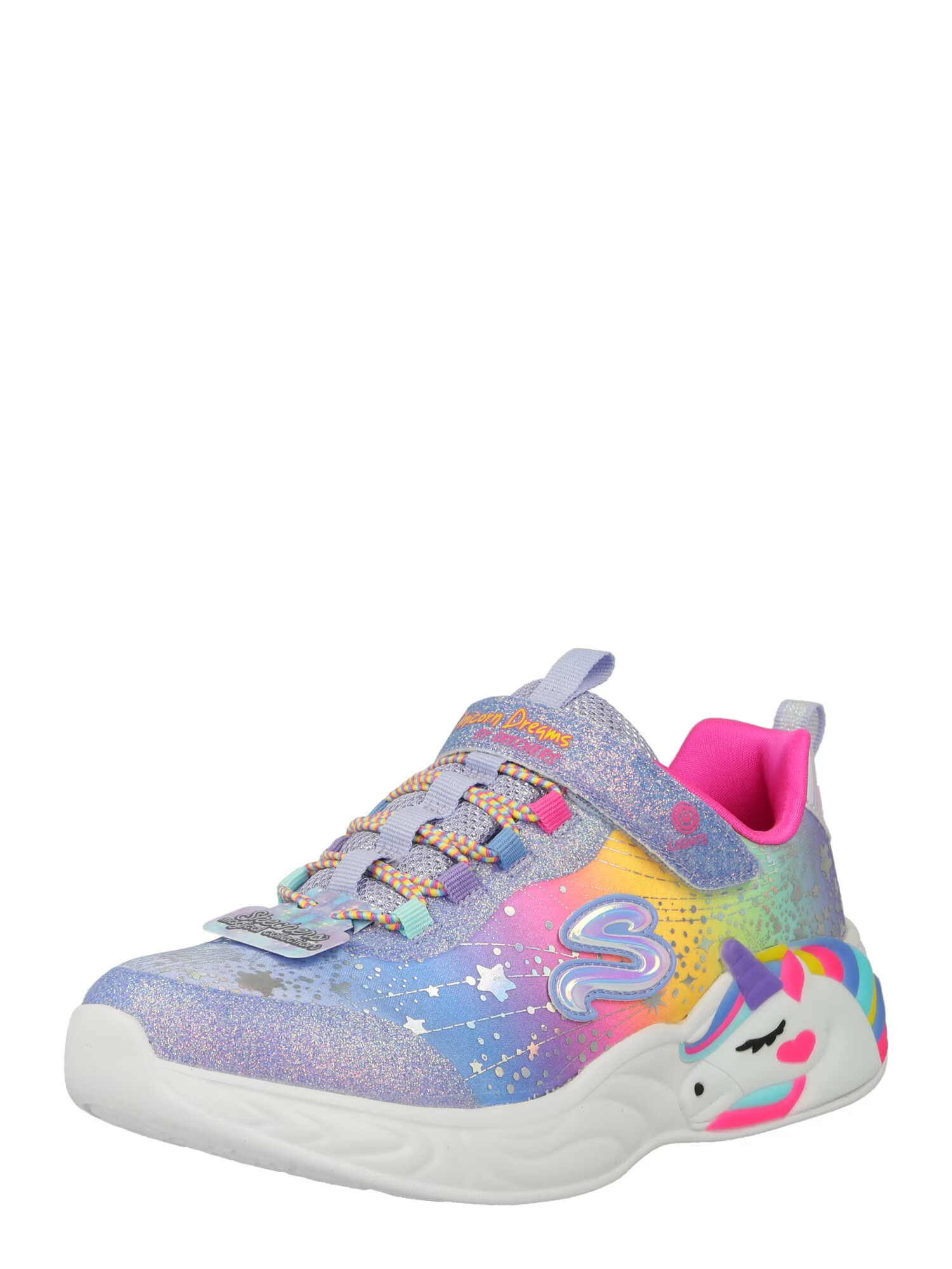 SKECHERS Tenisky 'Unicorn Dreams' modrá / žltá / fialová / ružová - Pepit.sk