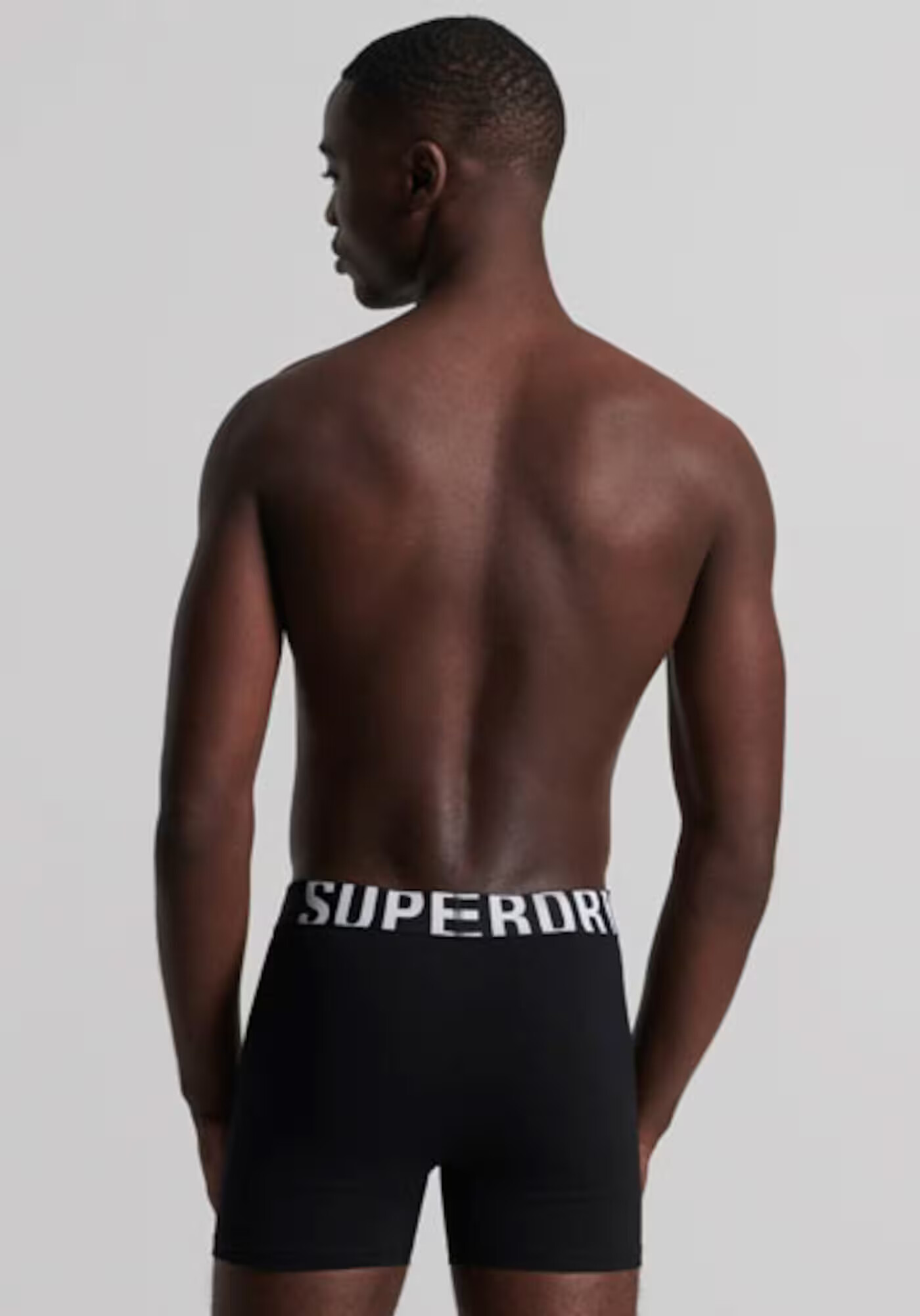 Superdry Boxerky čierna / biela - Pepit.sk