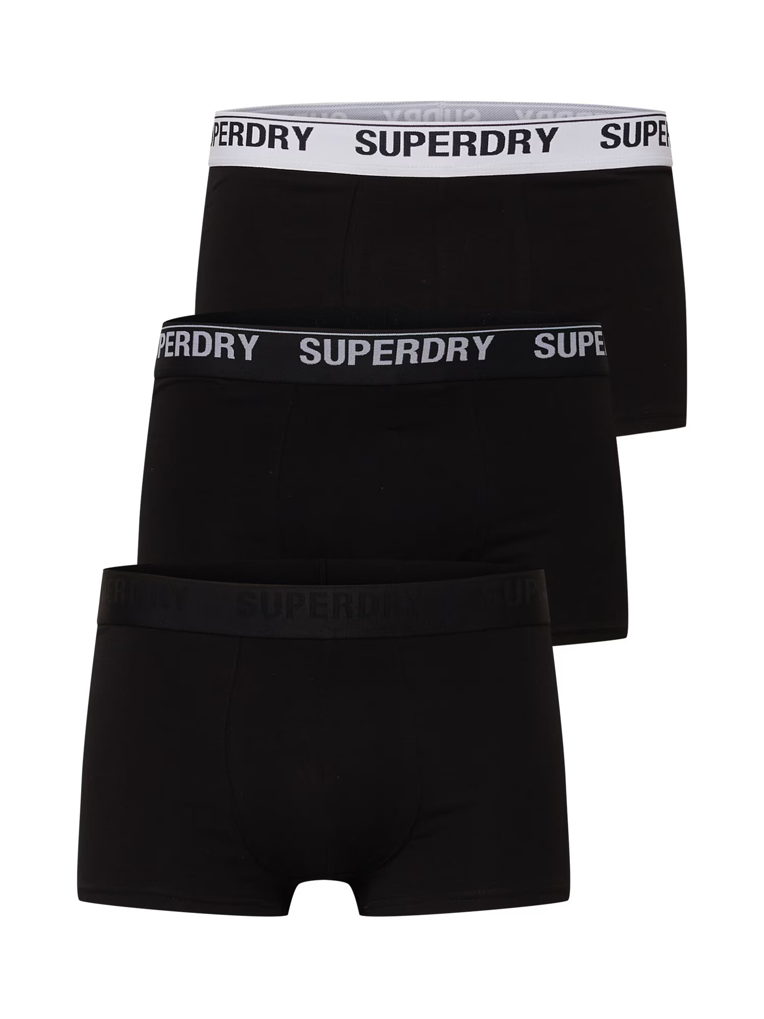 Superdry Boxerky čierna / biela - Pepit.sk