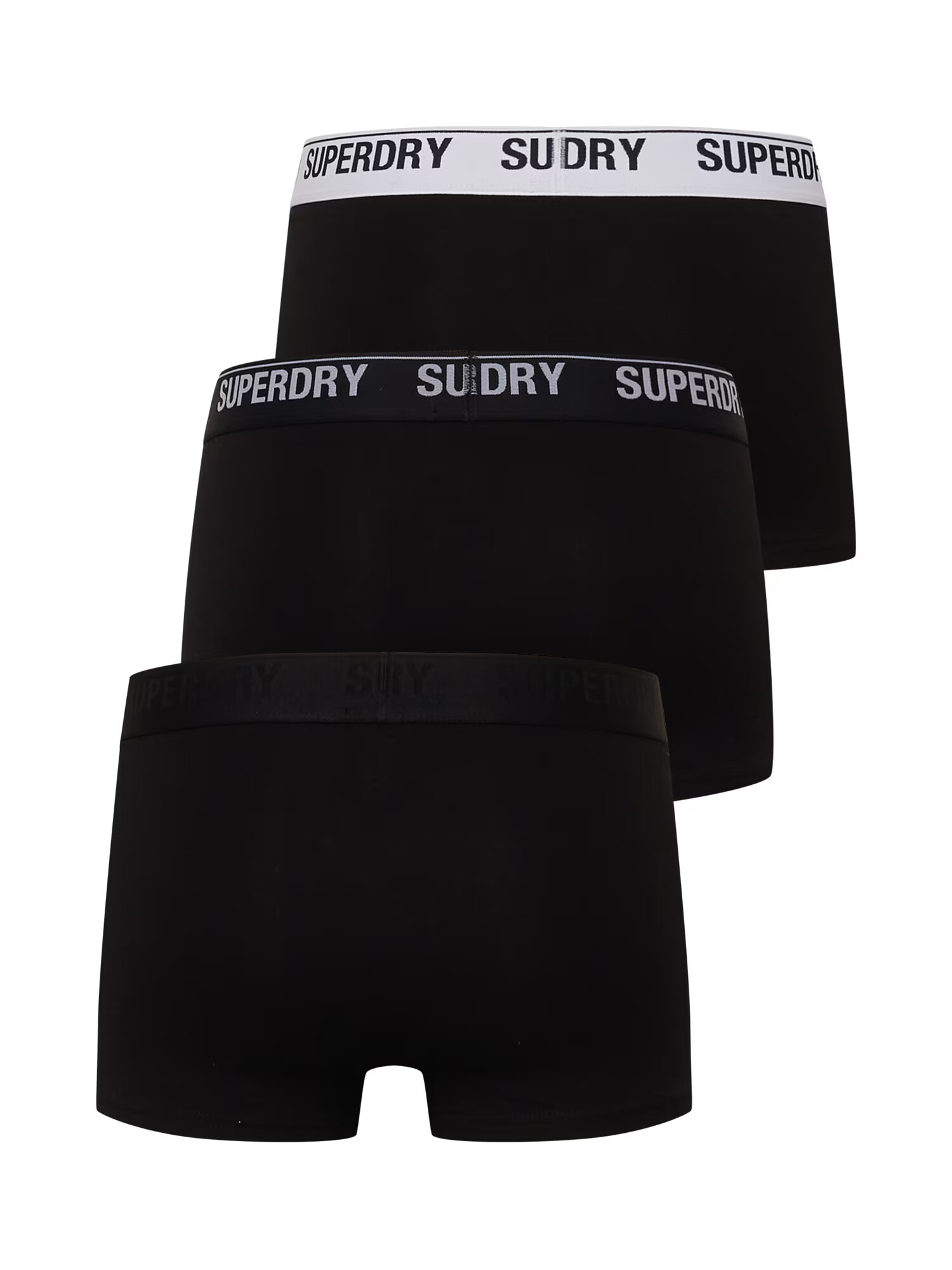 Superdry Boxerky čierna / biela - Pepit.sk