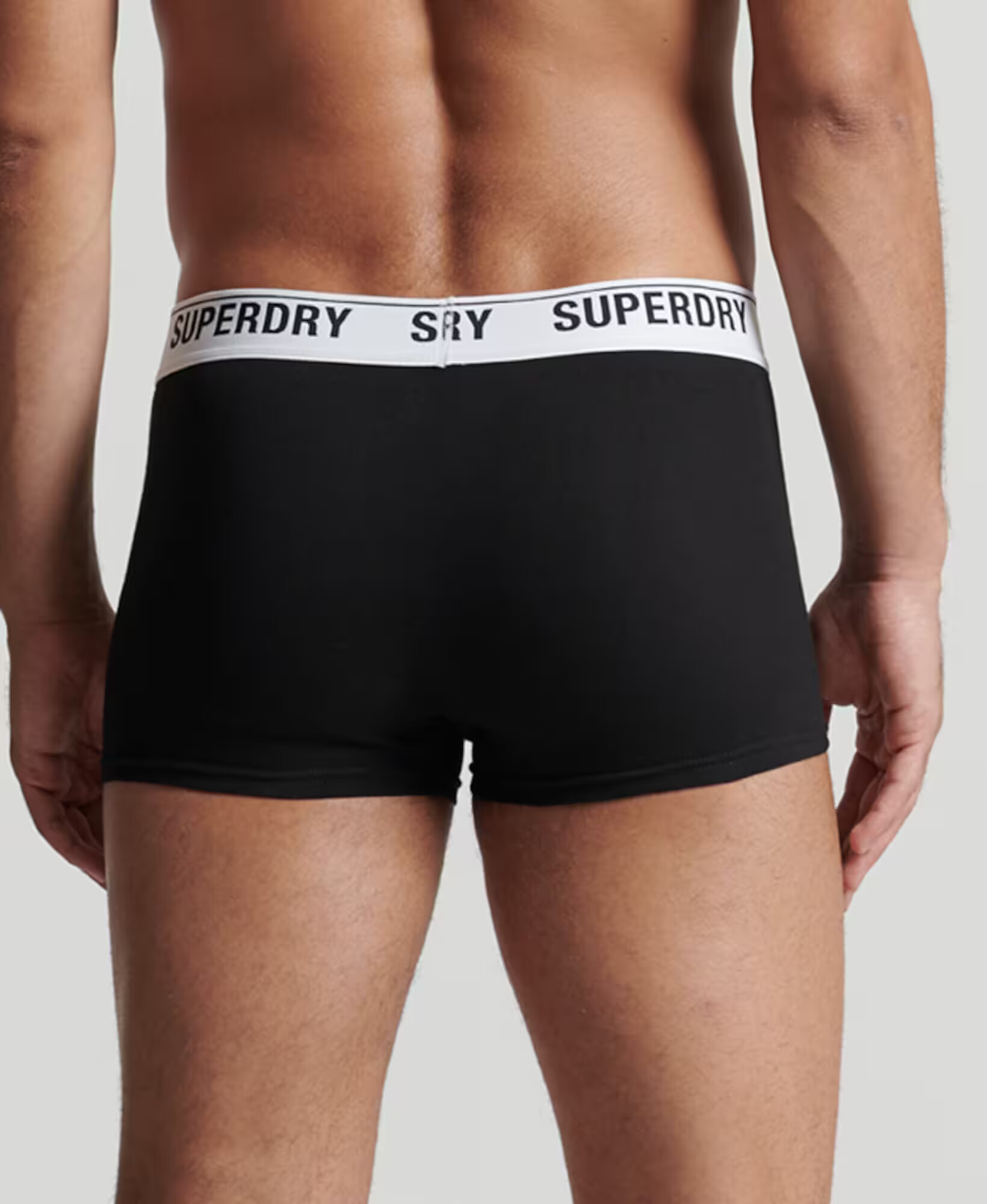 Superdry Boxerky čierna / biela - Pepit.sk