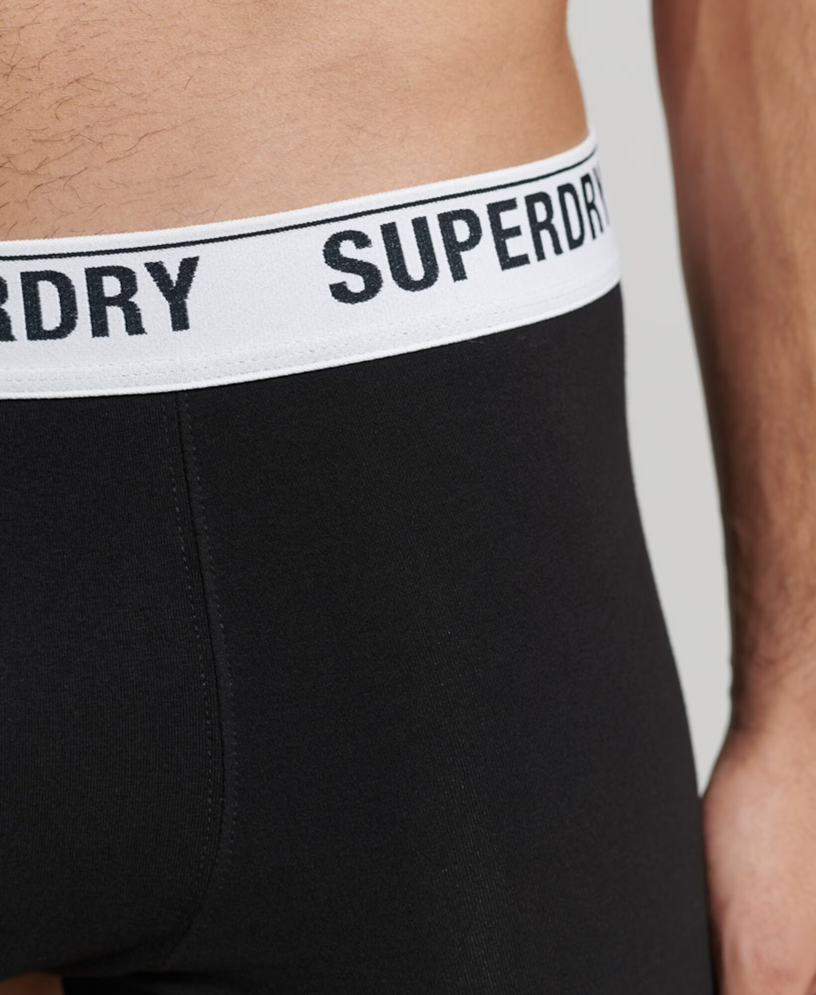 Superdry Boxerky čierna / biela - Pepit.sk