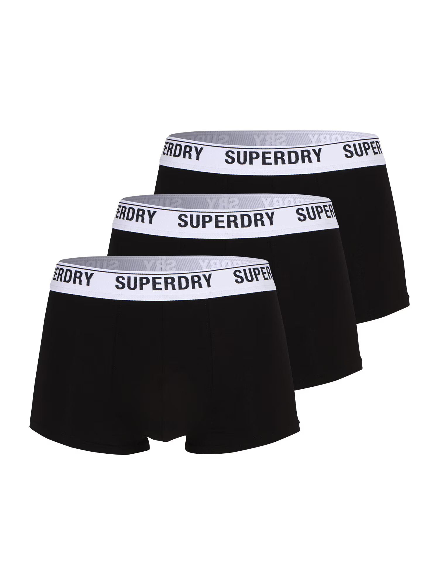 Superdry Boxerky čierna / biela - Pepit.sk