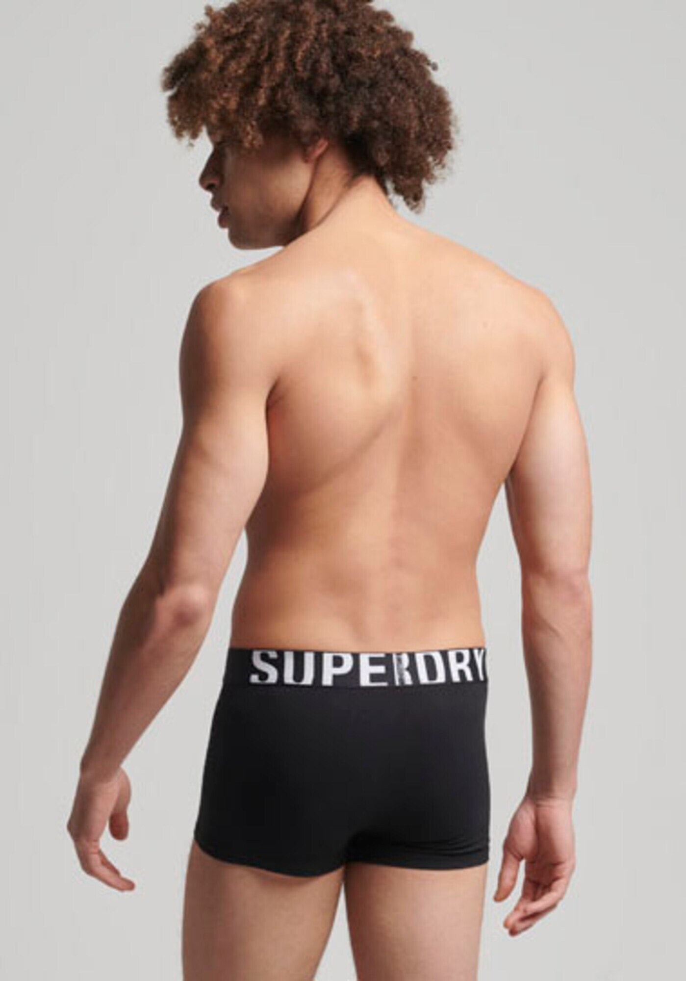 Superdry Boxerky čierna / biela - Pepit.sk