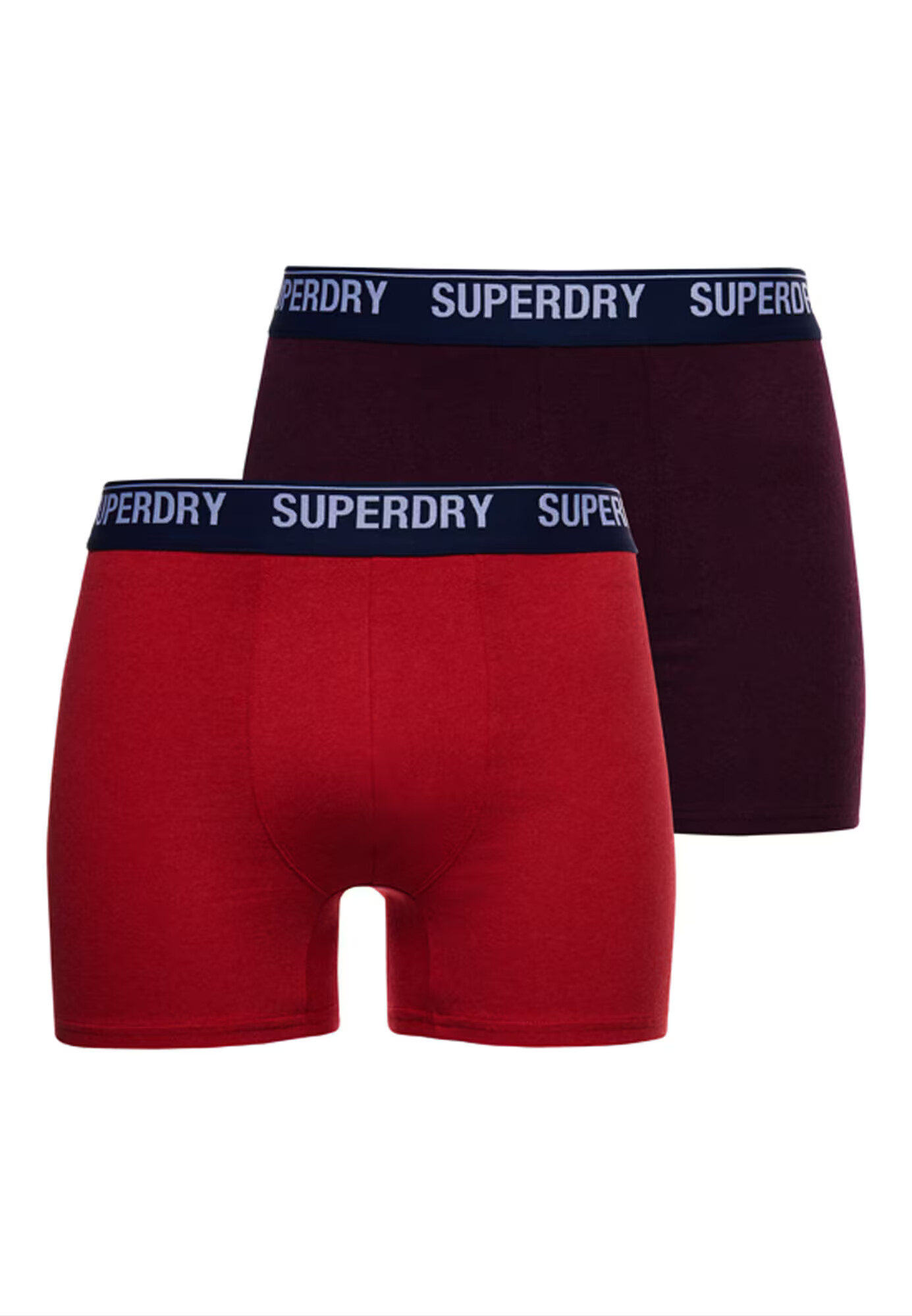 Superdry Boxerky modrá / červená / burgundská - Pepit.sk