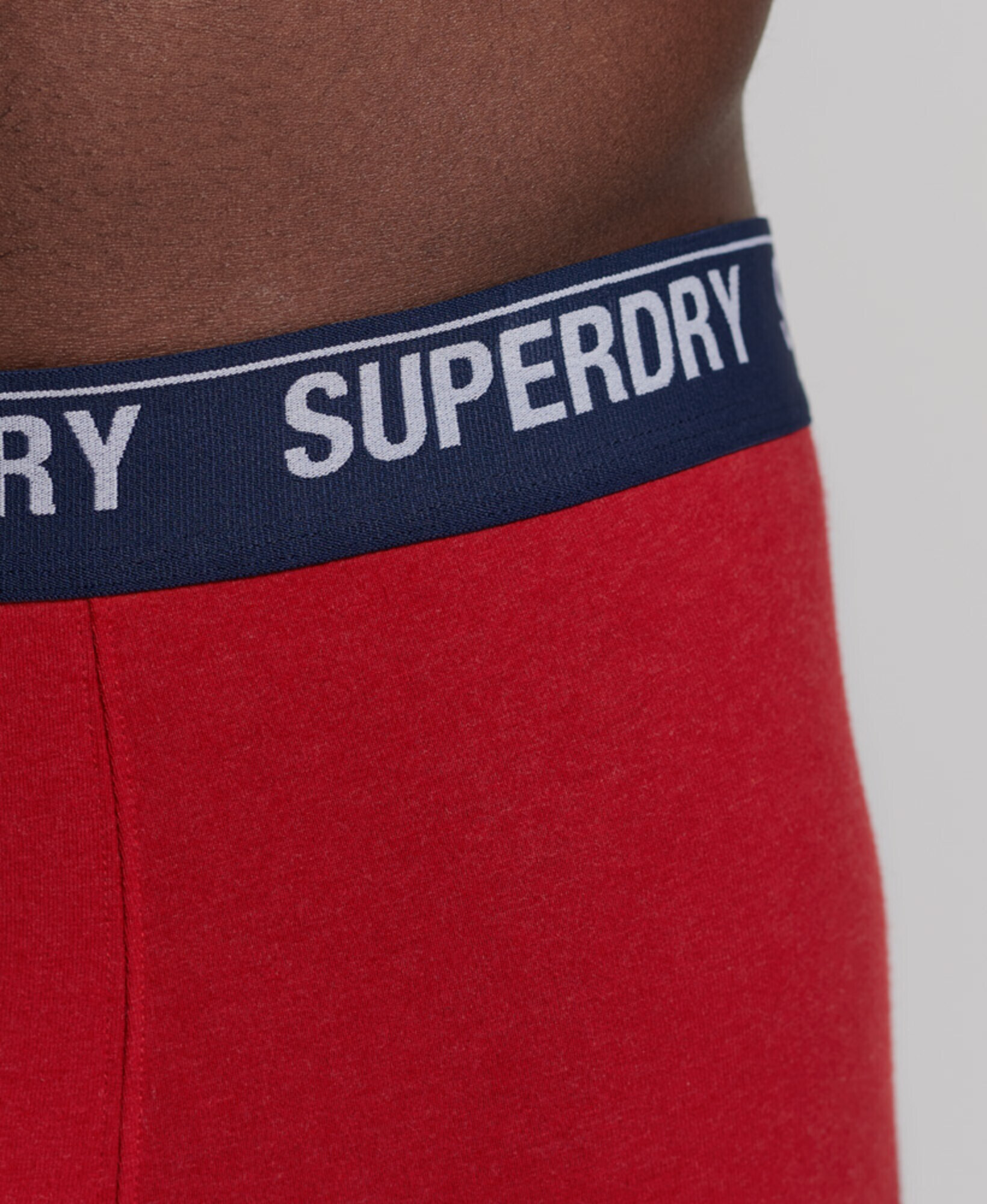 Superdry Boxerky modrá / červená / burgundská - Pepit.sk