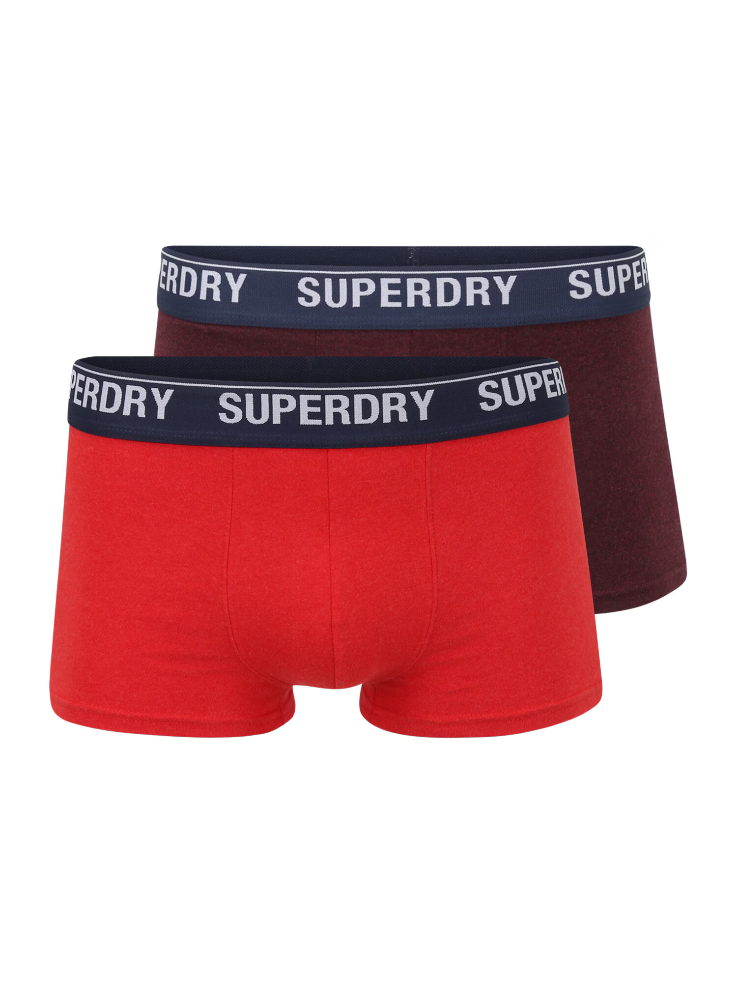 Superdry Boxerky námornícka modrá / červená / bordová / biela - Pepit.sk