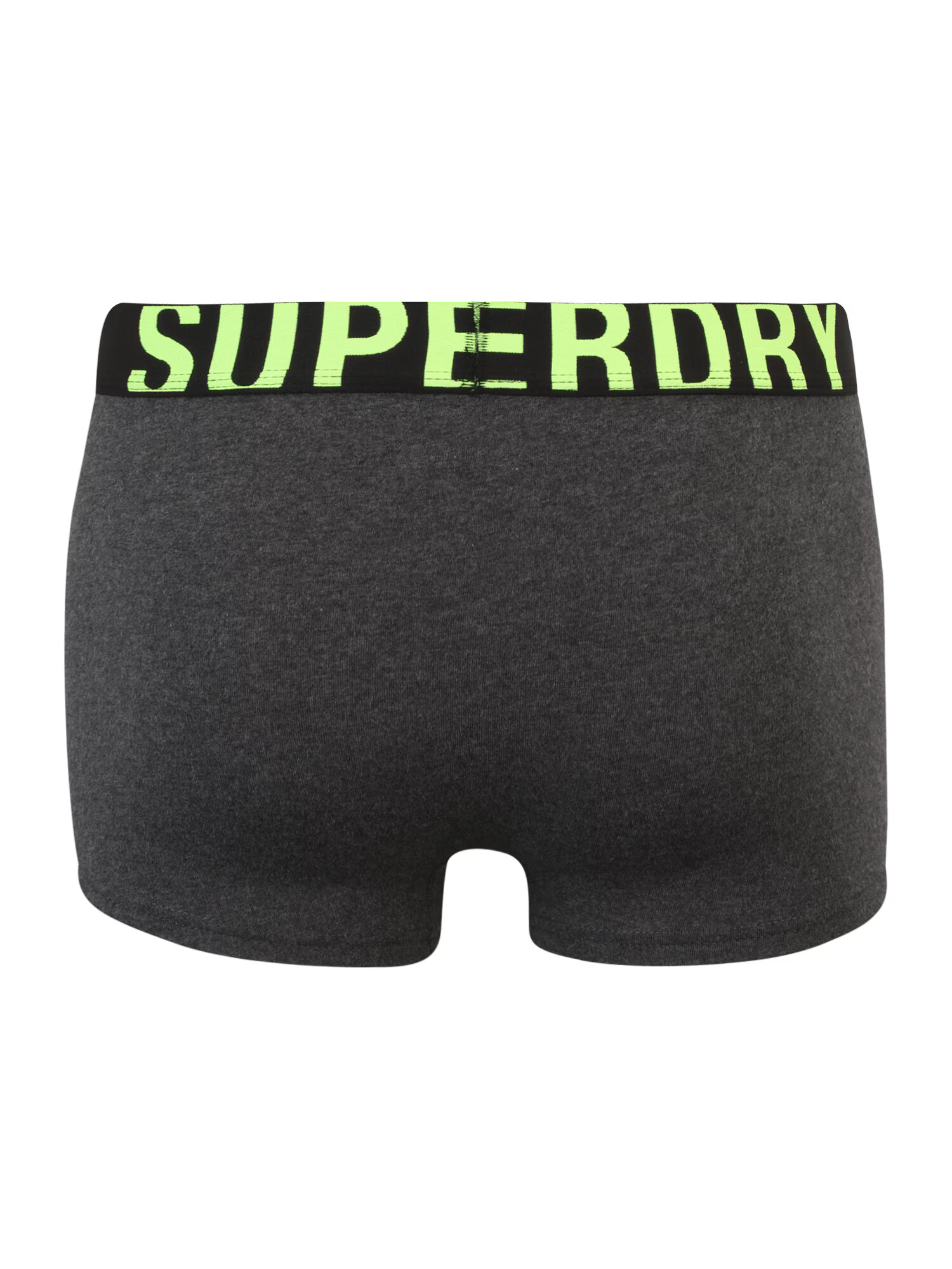 Superdry Boxerky neónovo žltá / sivá / tmavosivá / čierna - Pepit.sk