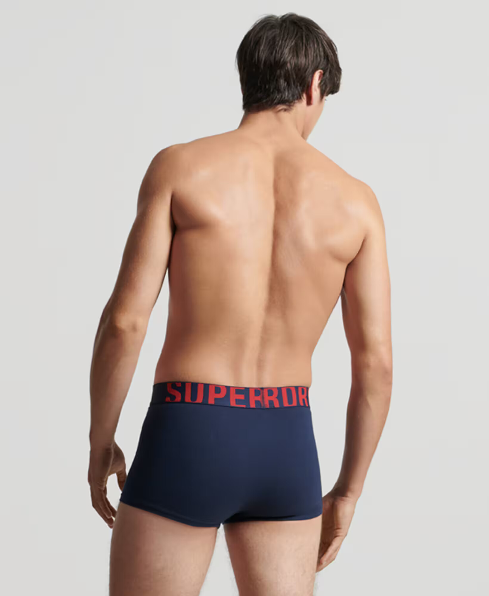 Superdry Boxerky tmavomodrá / červená - Pepit.sk