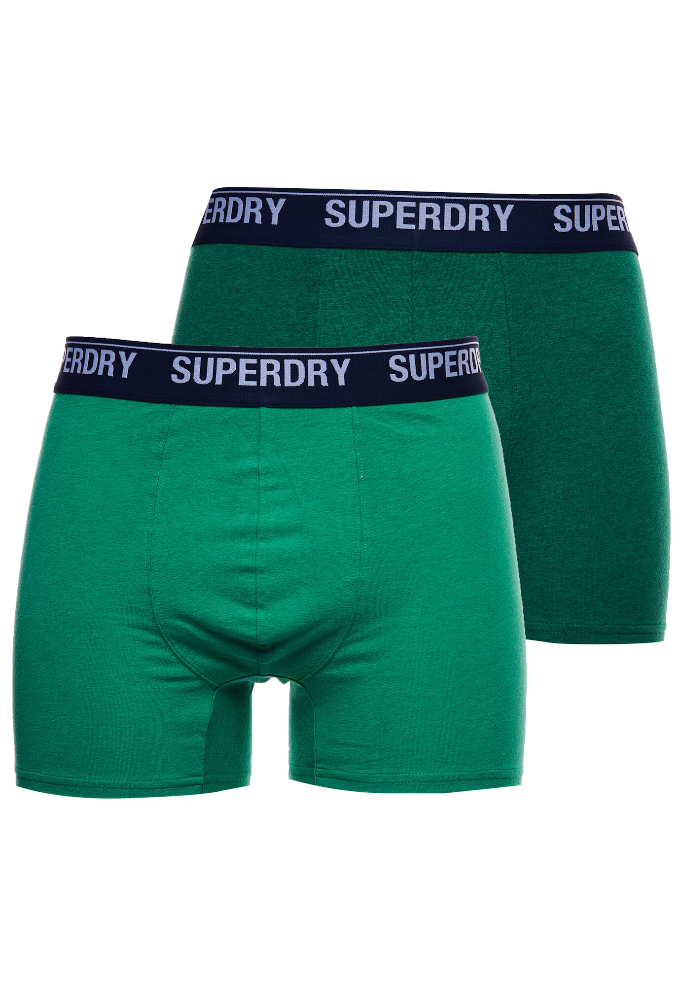 Superdry Boxerky zelená / tmavozelená / čierna / biela - Pepit.sk