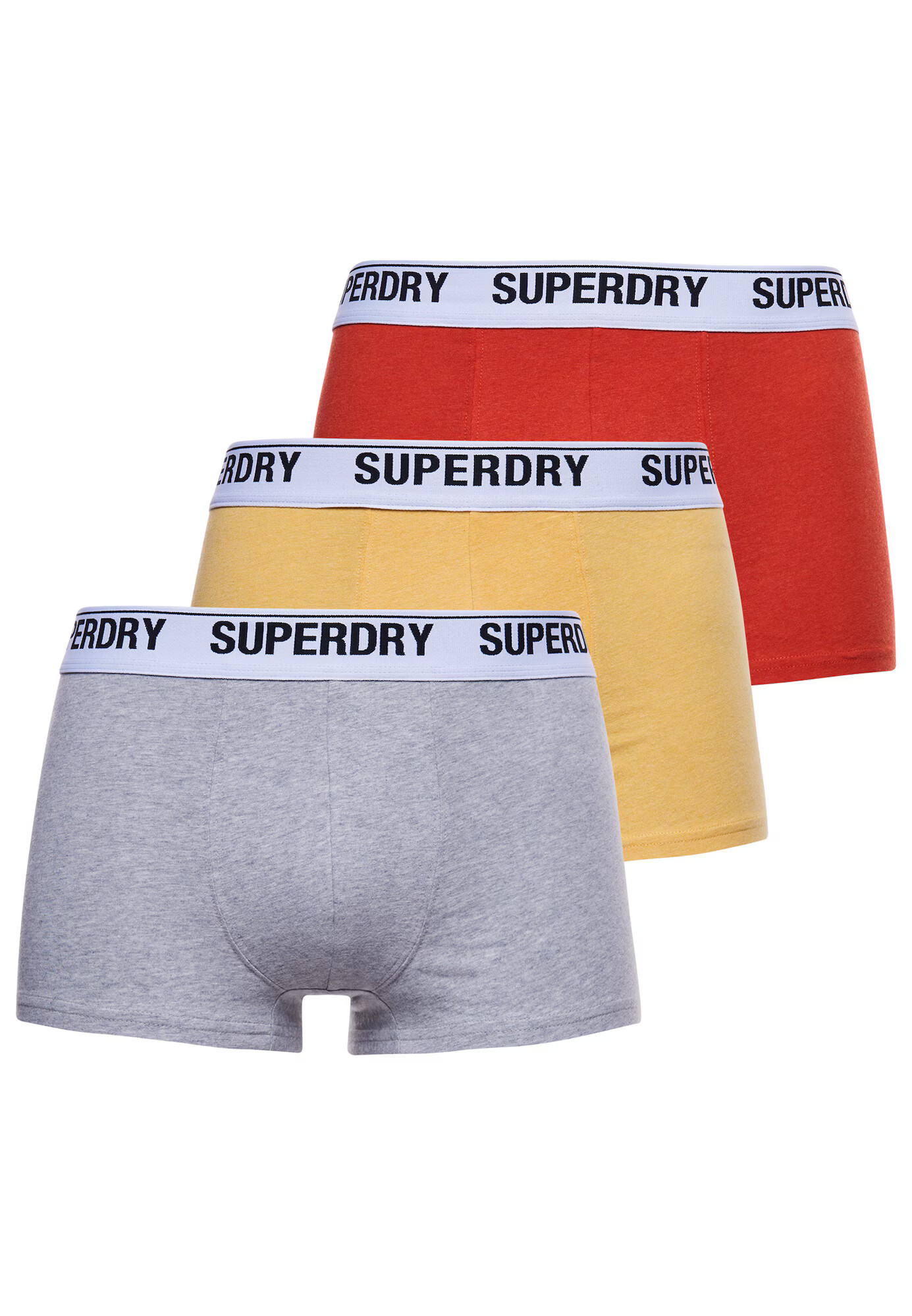 Superdry Boxerky žltá / sivá / oranžová / čierna / biela - Pepit.sk