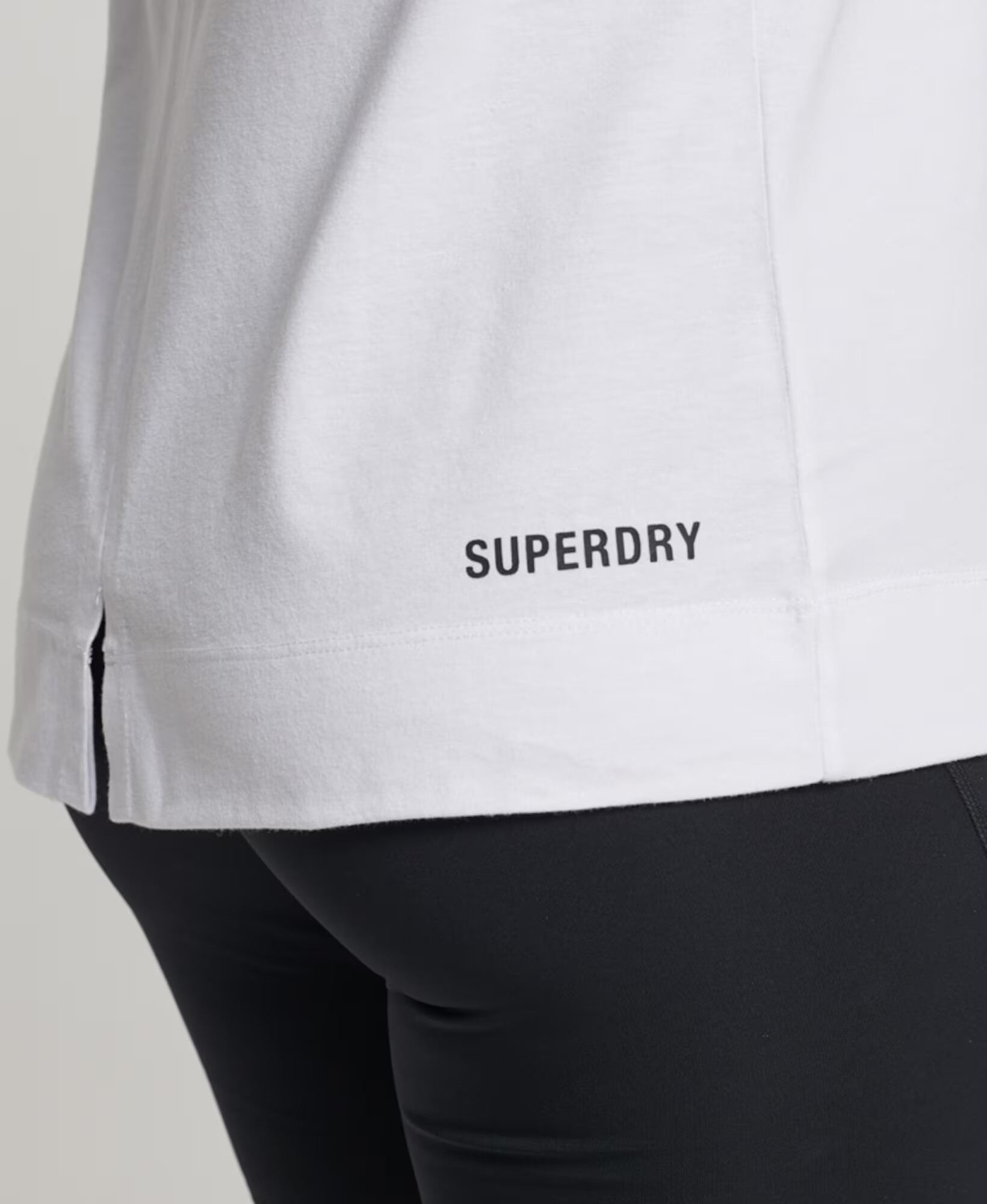 Superdry Funkčné tričko čierna / biela - Pepit.sk