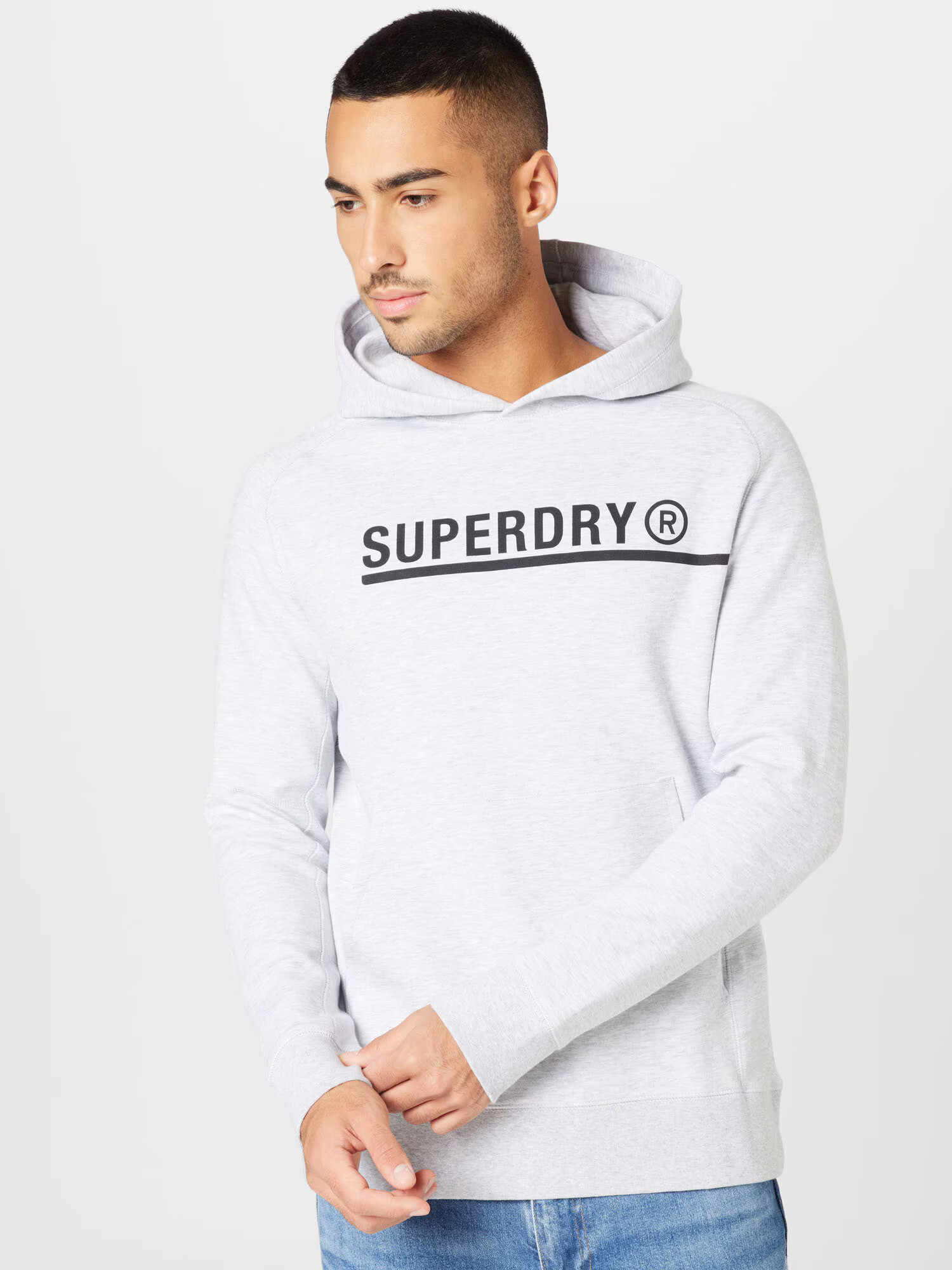 Superdry Mikina antracitová / svetlosivá - Pepit.sk