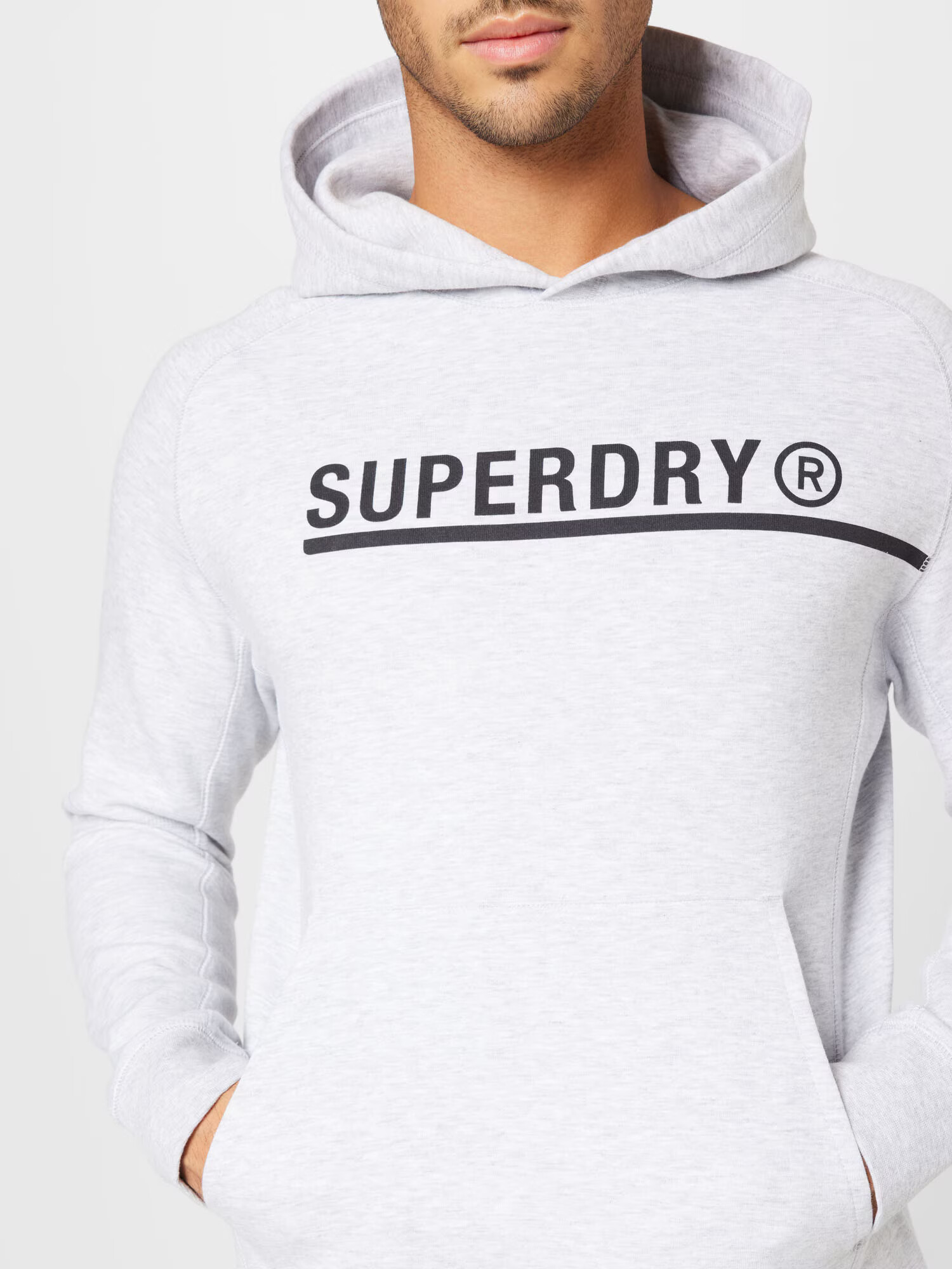 Superdry Mikina antracitová / svetlosivá - Pepit.sk