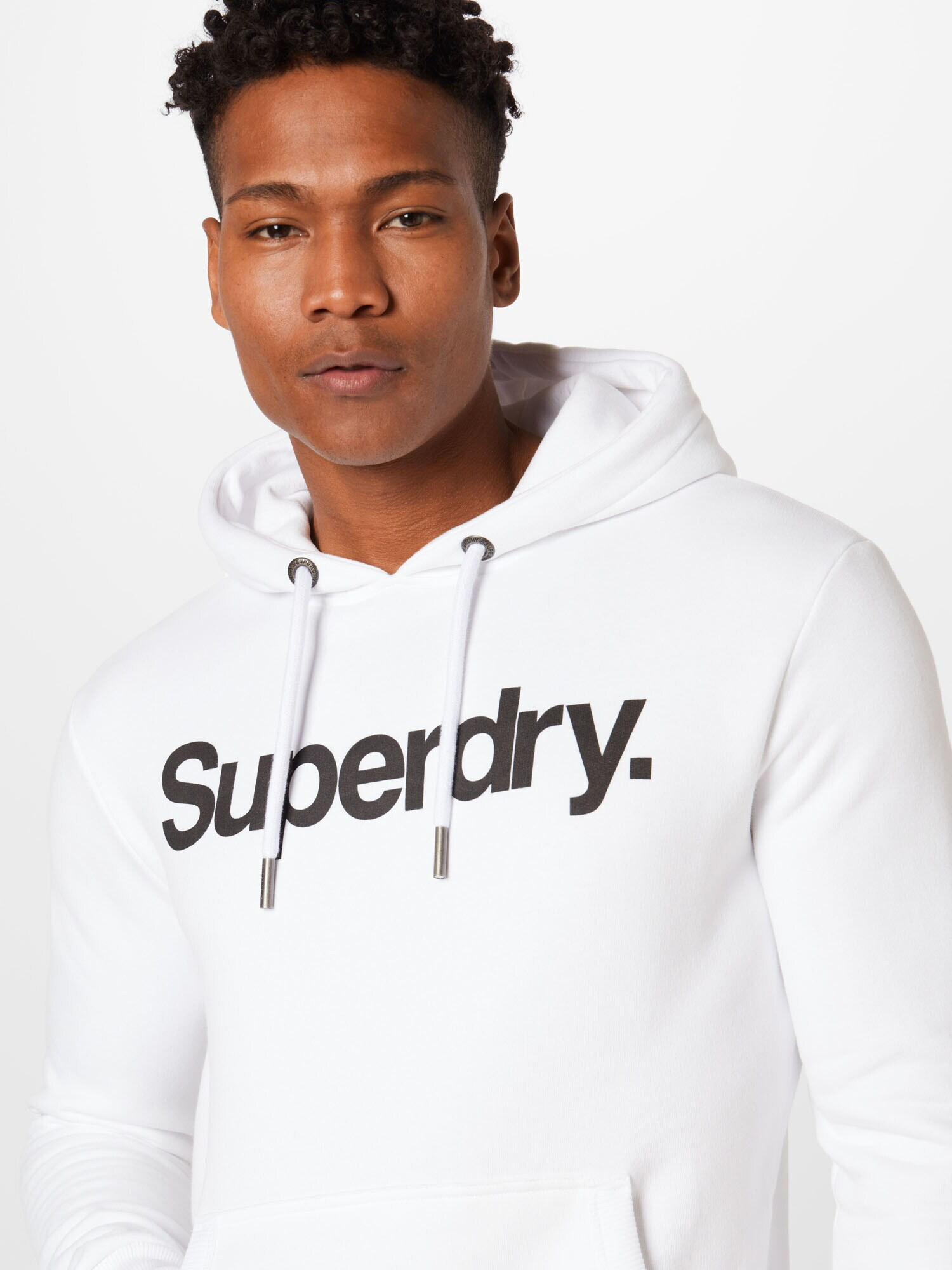 Superdry Mikina čierna / biela - Pepit.sk