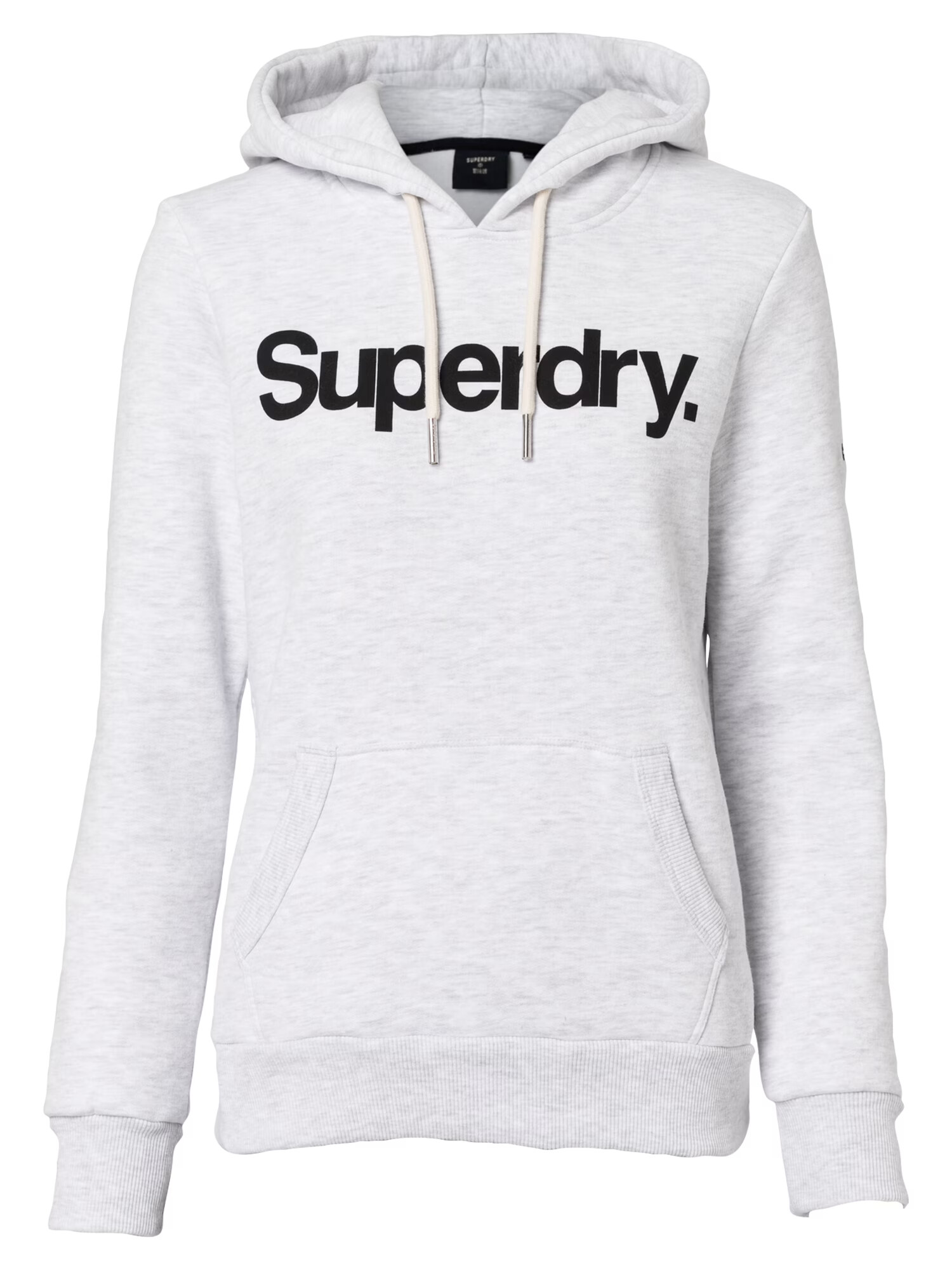 Superdry Mikina čierna / biela melírovaná - Pepit.sk