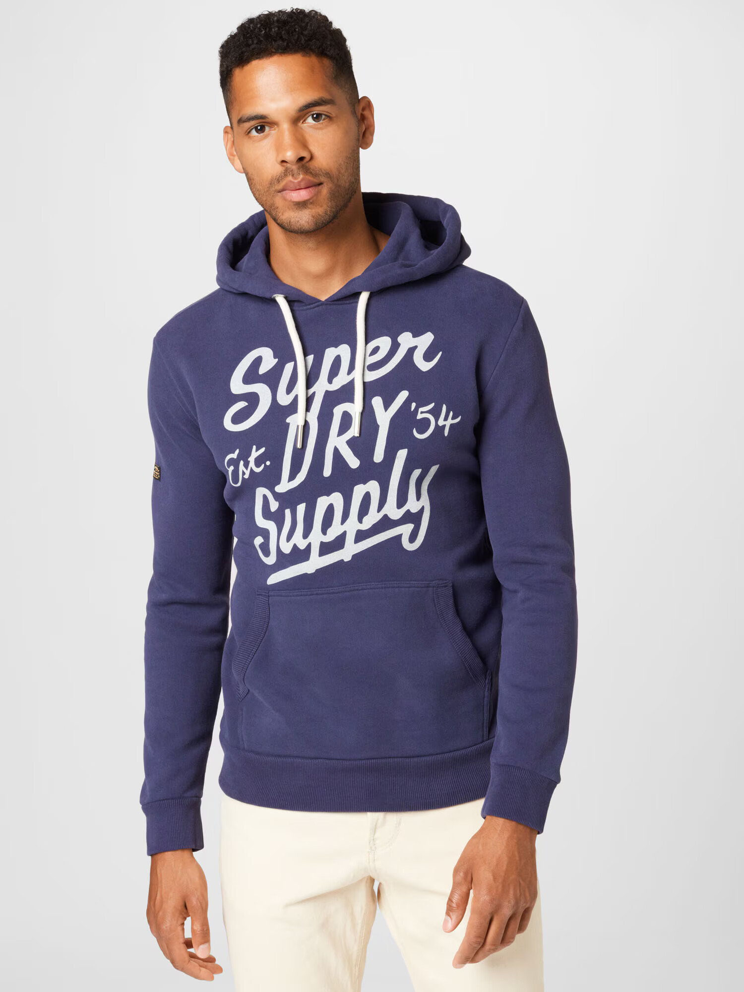 Superdry Mikina modrá / biela - Pepit.sk