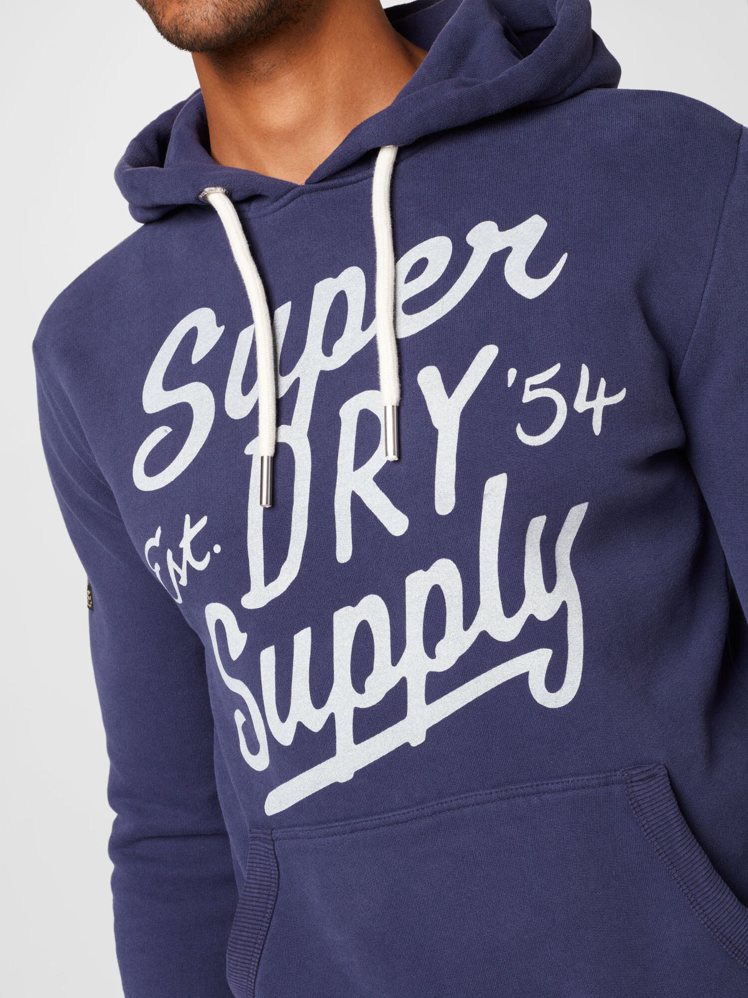 Superdry Mikina modrá / biela - Pepit.sk