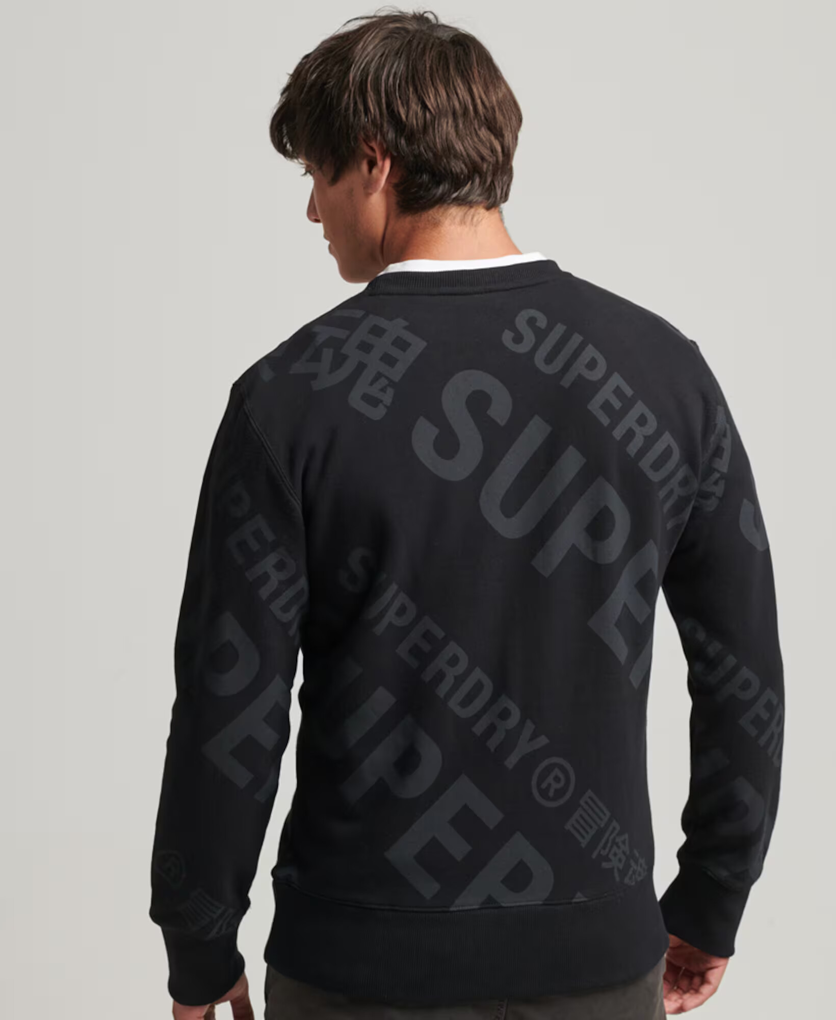 Superdry Mikina sivá / čierna - Pepit.sk