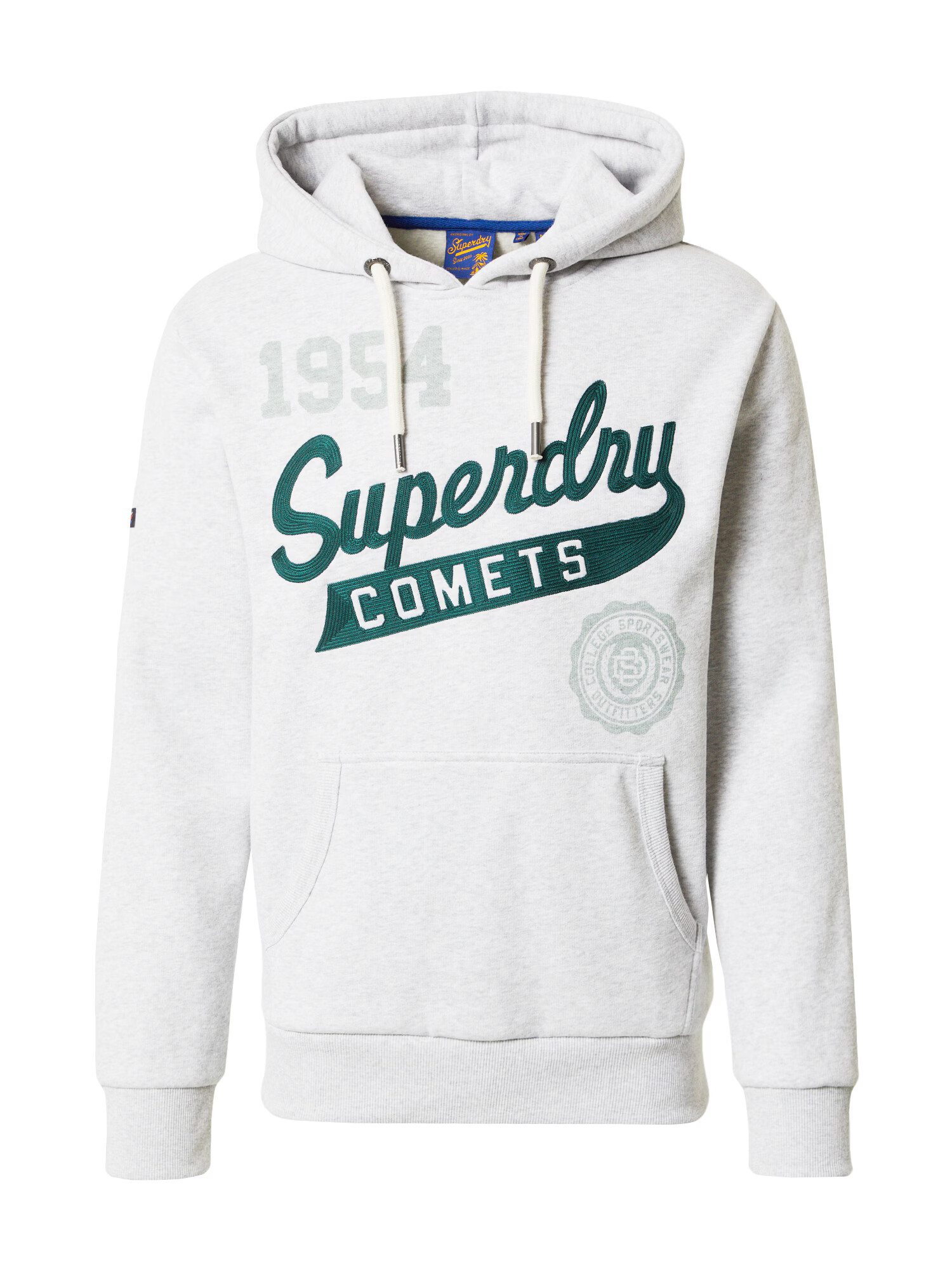 Superdry Mikina tmavozelená / zelená melírovaná - Pepit.sk