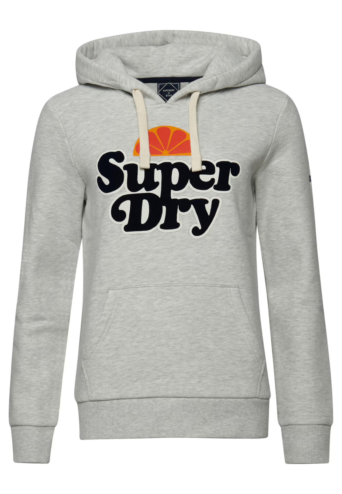 Superdry Mikina sivá / oranžová / červená / čierna - Pepit.sk